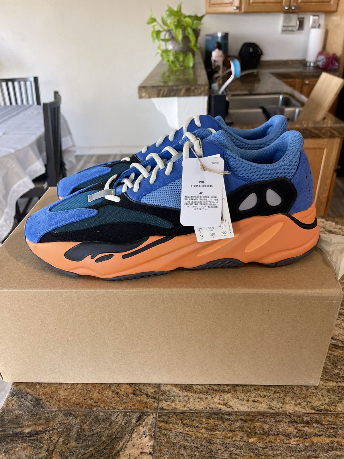 Adidas × Yeezy Yeezy Boost 700 “Bright Blue” Size US 14 / EU 47 - 3 Thumbnail