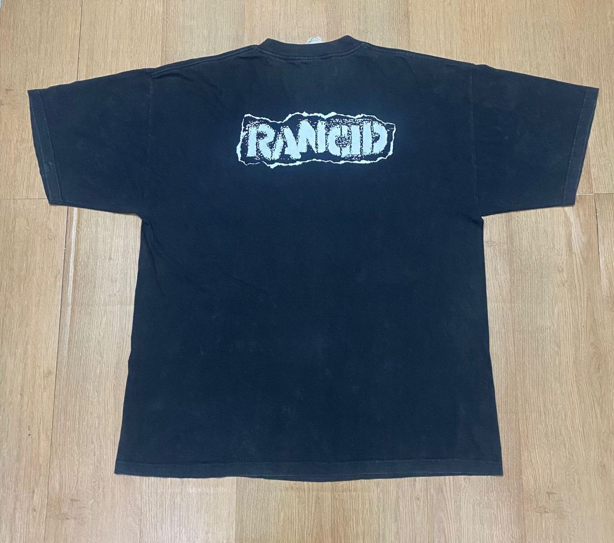 Band Tees 💥Best Offer💥Vintage 90s Rancid Punk Band Tshirt Size US XL / EU 56 / 4 - 2 Thumbnail
