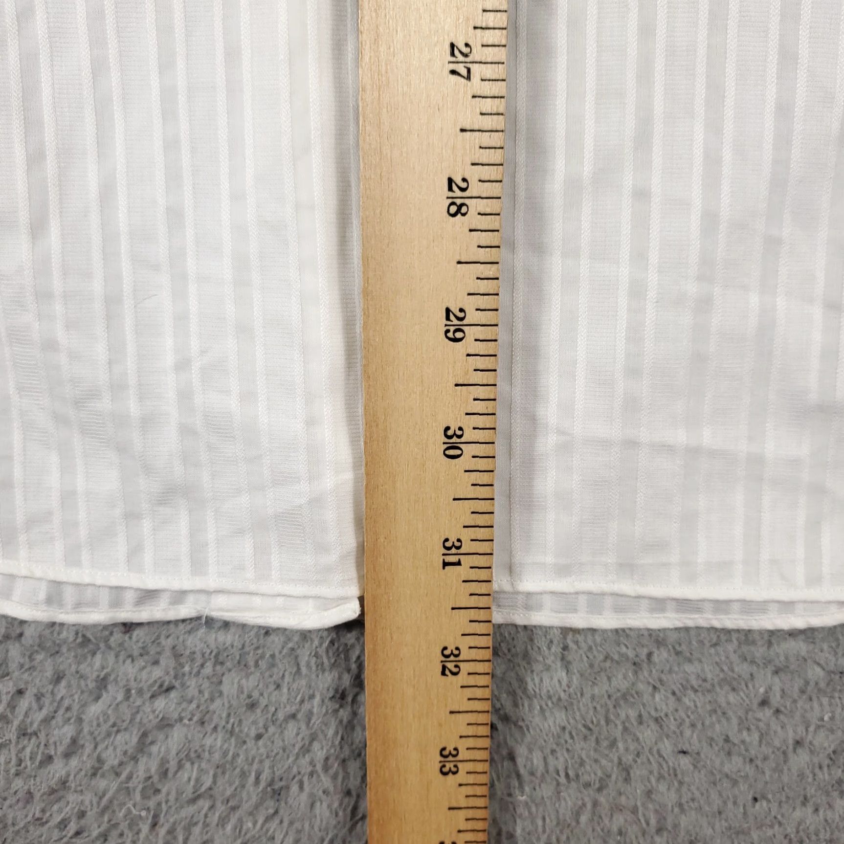 Tommy Bahama Tommy Bahama Shirt Mens Dress Shirt Striped Ivory 100% Cotton Long Sleeve Button Up Collared Size 42R - 5 Thumbnail