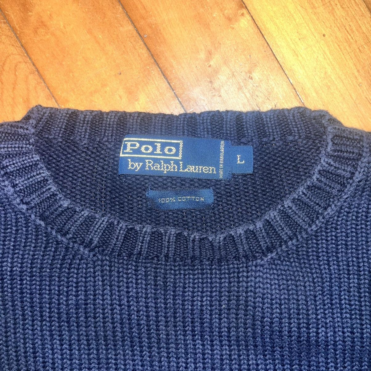 Polo Ralph Lauren Vintage polo ralph lauren navy sweater Size US L / EU 52-54 / 3 - 2 Thumbnail
