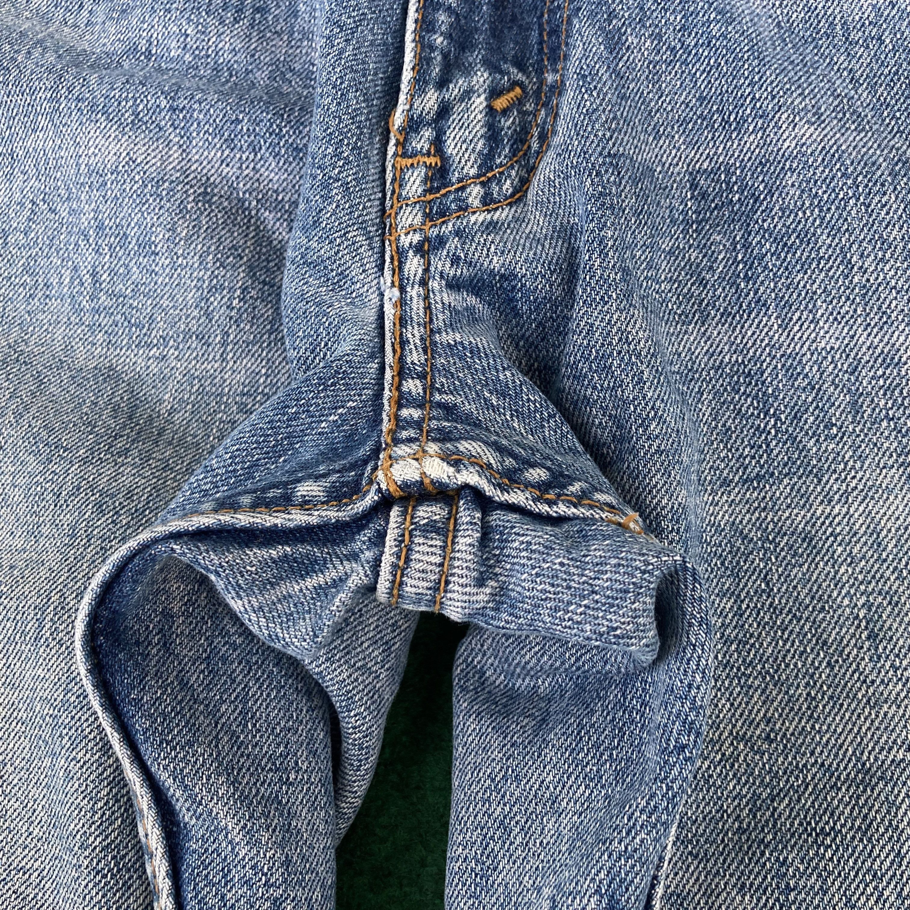 Levi's 28x35.5 Vintage Levis 503 Redline Selvedge Denim Blue Jeans Size US 28 / EU 44 - 8 Thumbnail
