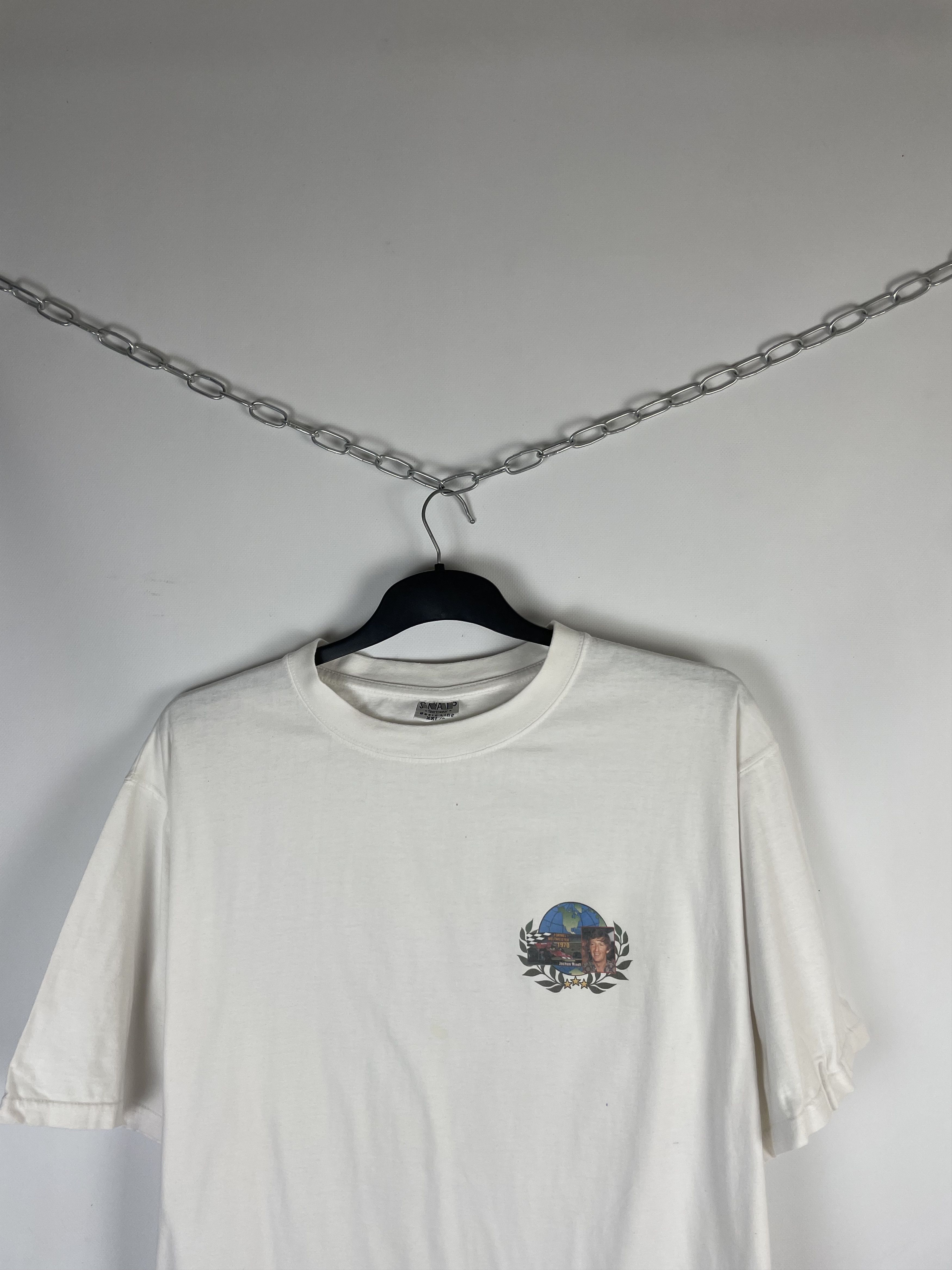 Formula 1 Vintage Jochen F1 White Tee Size US XXL / EU 58 / 5 - 3 Thumbnail