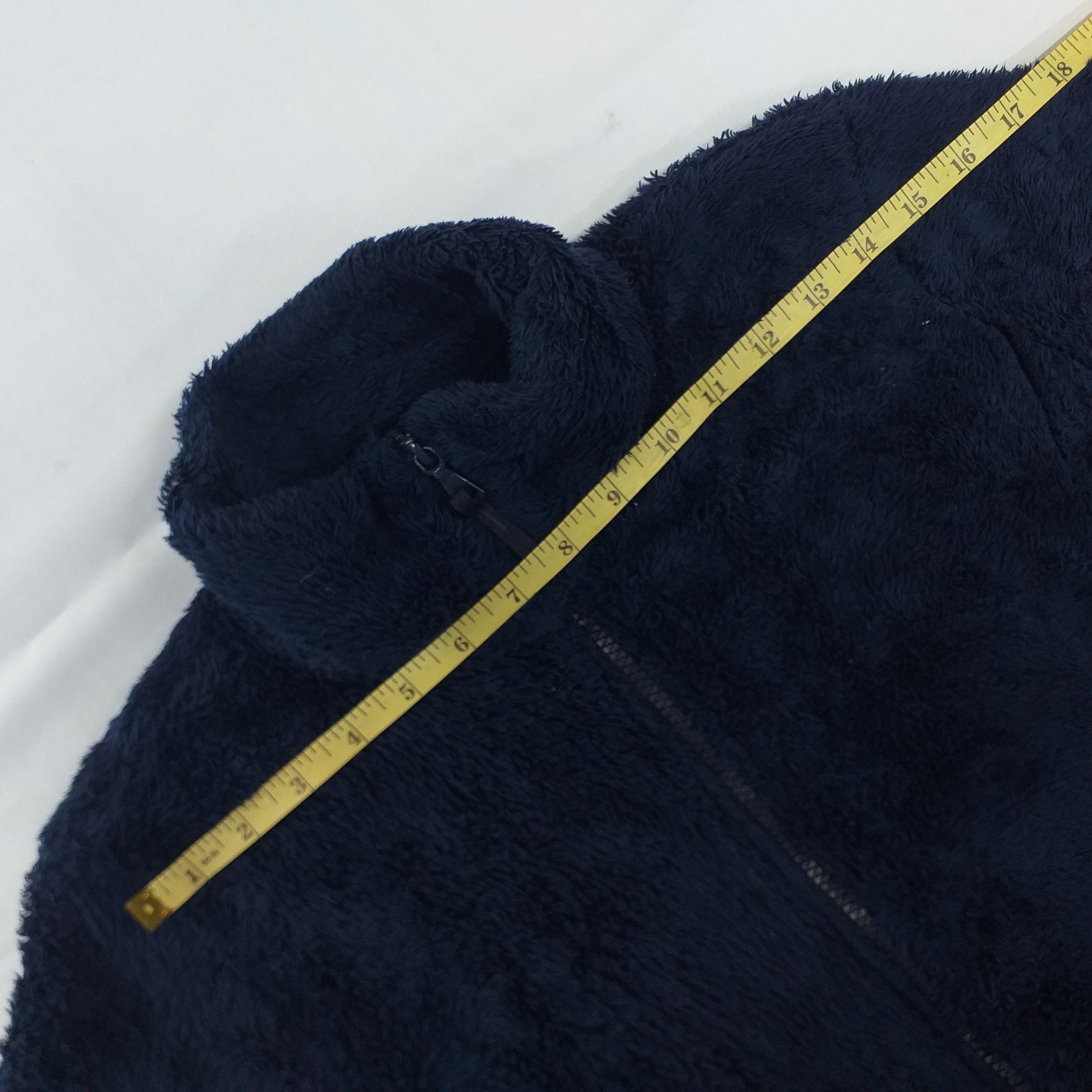 Japanese Brand VTG Uniqlo Silky Fleece Zipper Jacket Navy Blue -J009 Size US L / EU 52-54 / 3 - 7 Thumbnail