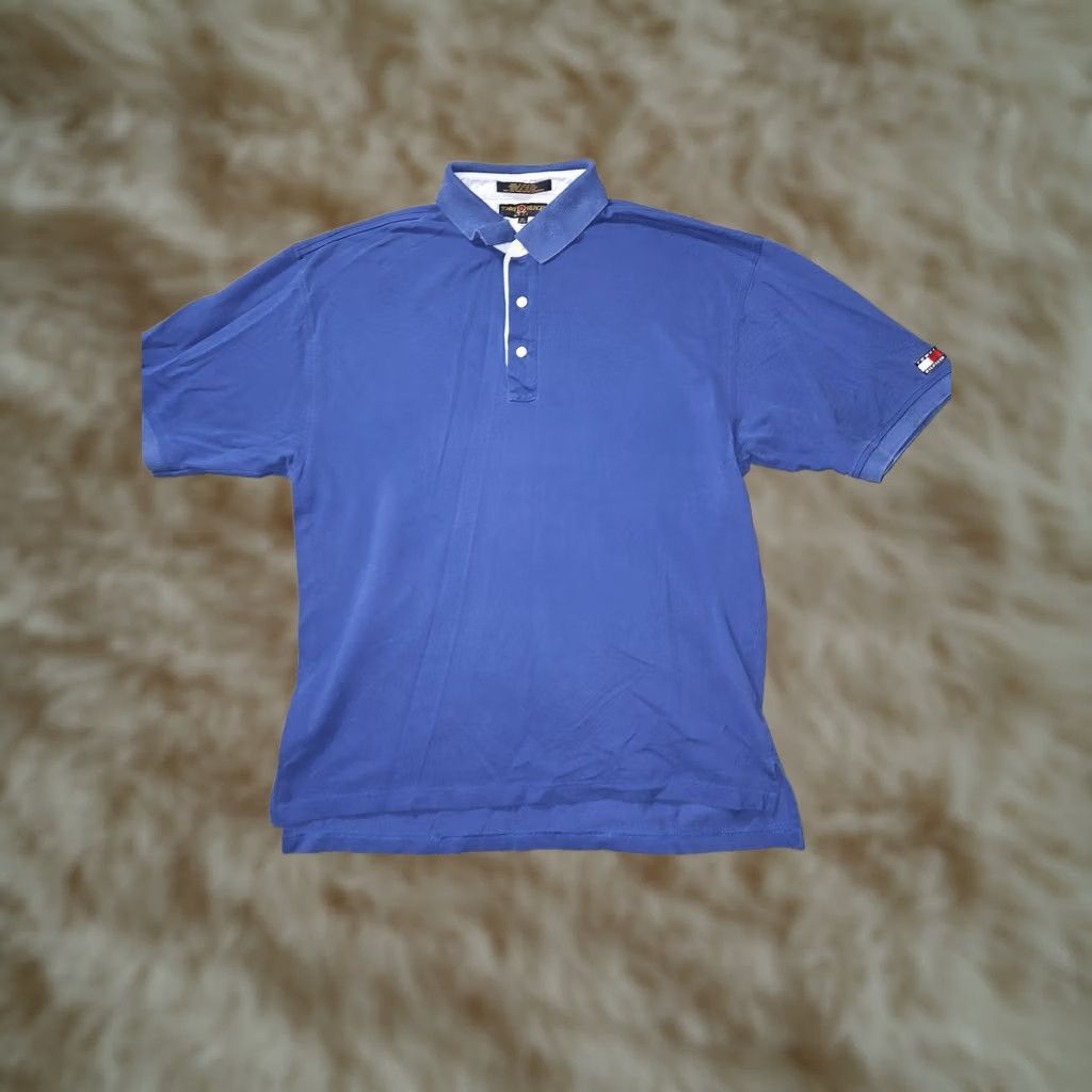 Tommy Hilfiger Tommy Hilfiger Golf Polo Shirt Mens XL Blue Cotton Embroidered Logo Short Sleeve Size US XL / EU 56 / 4 - 1 Thumbnail