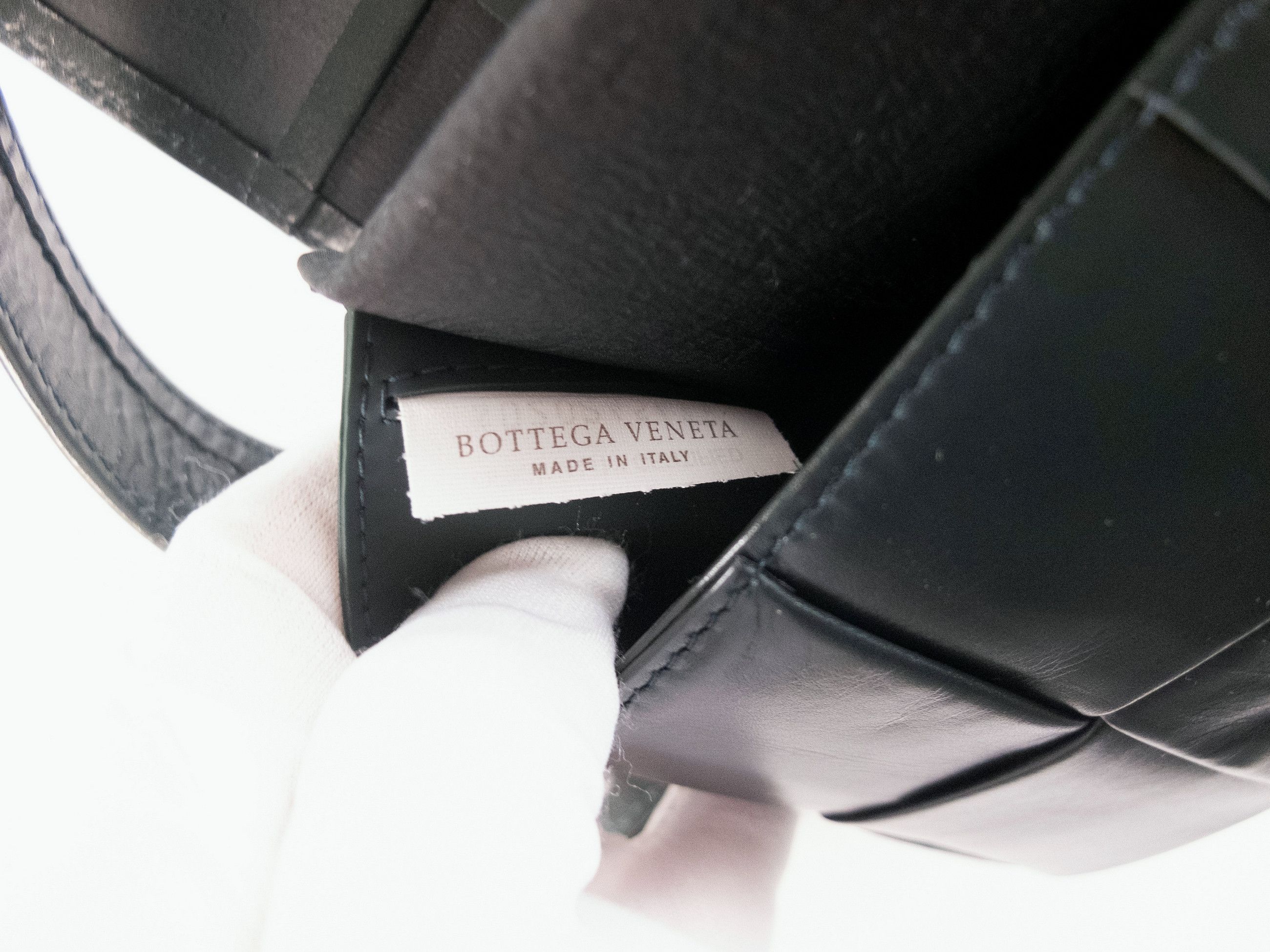 Bottega Veneta BOTTEGA VENETA Candy Cassette dark green leather mini bag Size ONE SIZE - 11 Thumbnail