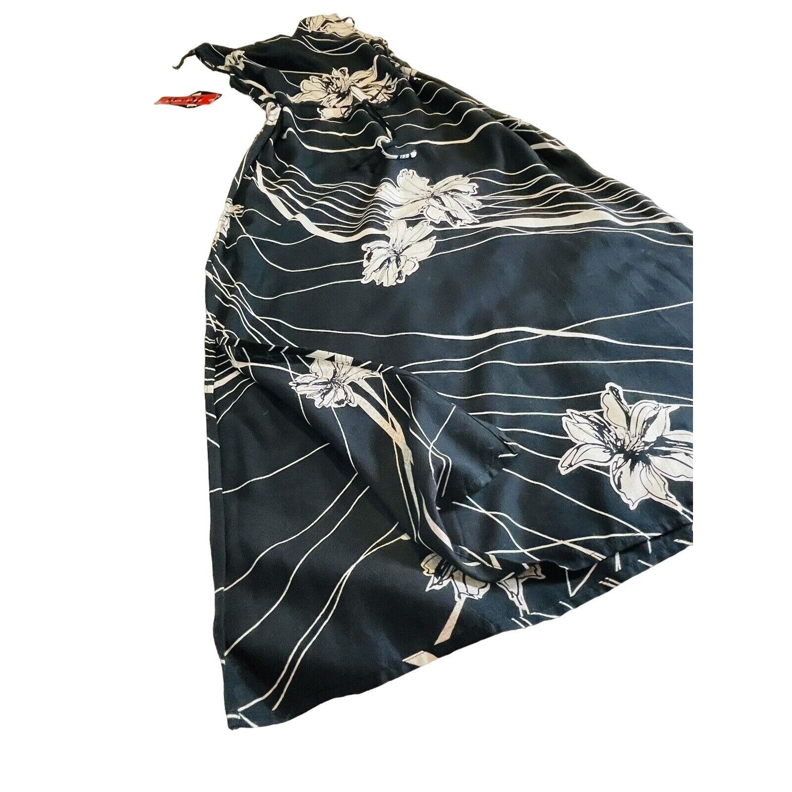 Other R & K Black Long Tie Back Women size 6 rayon Black Tropical Size M / US 6-8 / IT 42-44 - 12 Thumbnail
