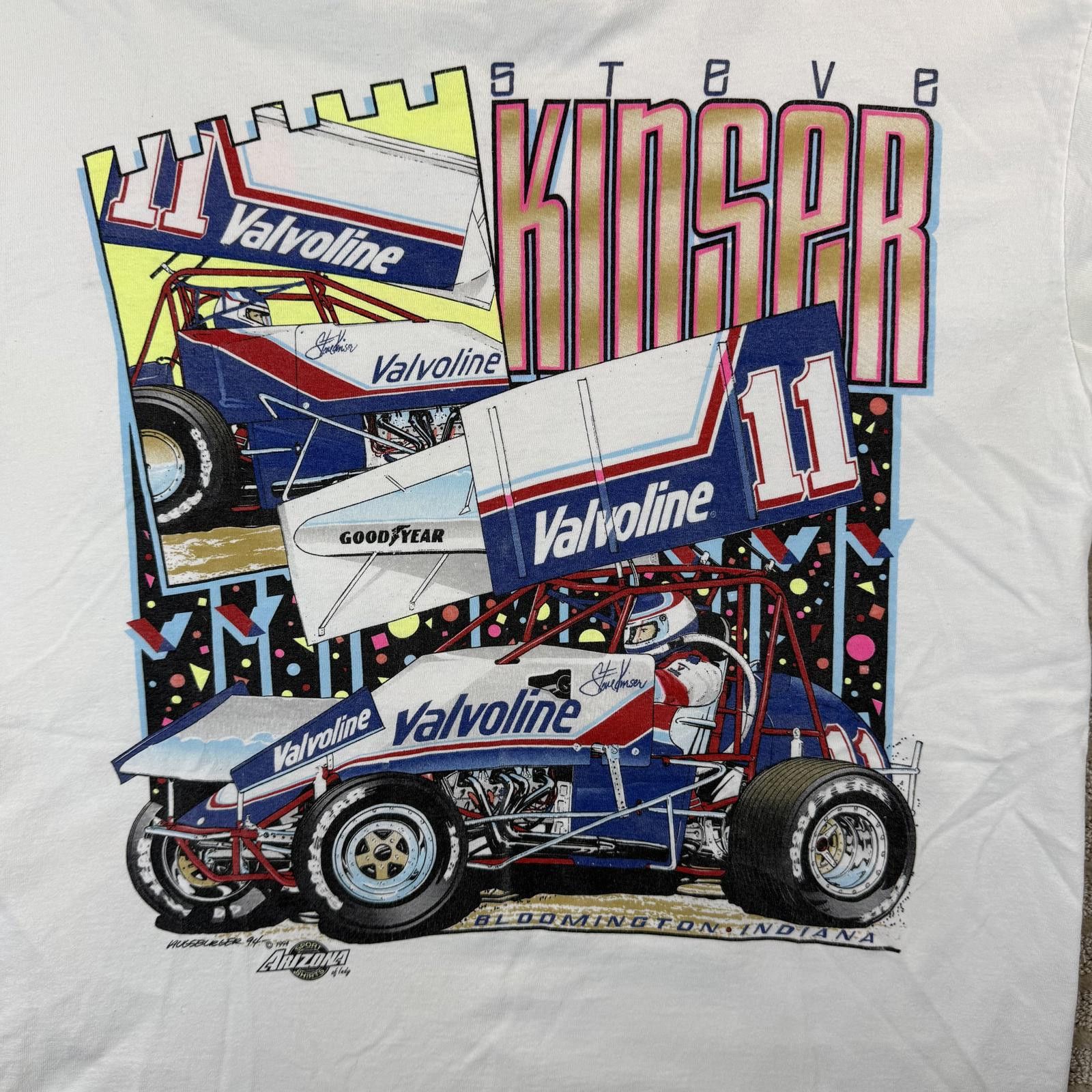 All Sport Vintage Steve Kinser Sprint Car Racing Tee USA L Size US L / EU 52-54 / 3 - 2 Thumbnail
