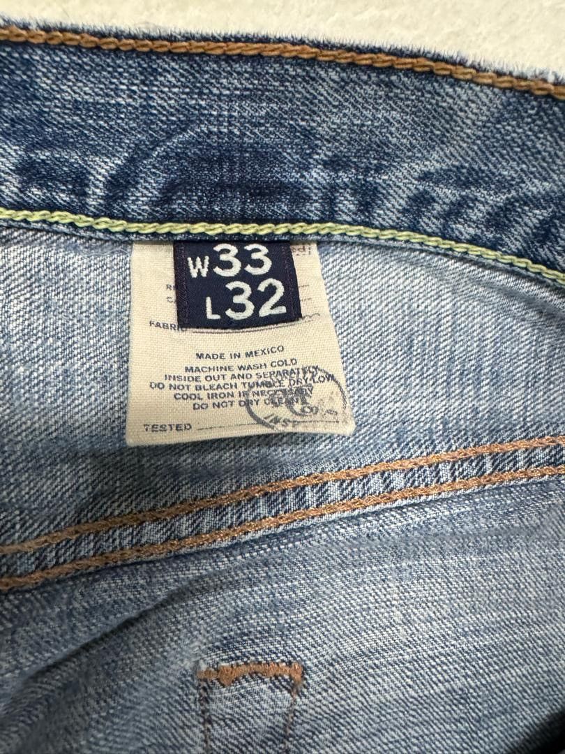 Levi's 💥INSANE💥CRAZY THRASHED ABRECROMBIE FLARED BELL BOTTOM JEANS Size US 35 - 13 Thumbnail
