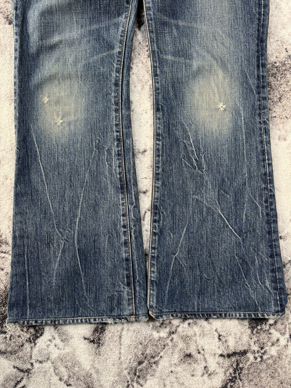 Prps PRPS Japan Selvedge Distressed Bootcut Denim 31 Size US 31 - 2 Thumbnail