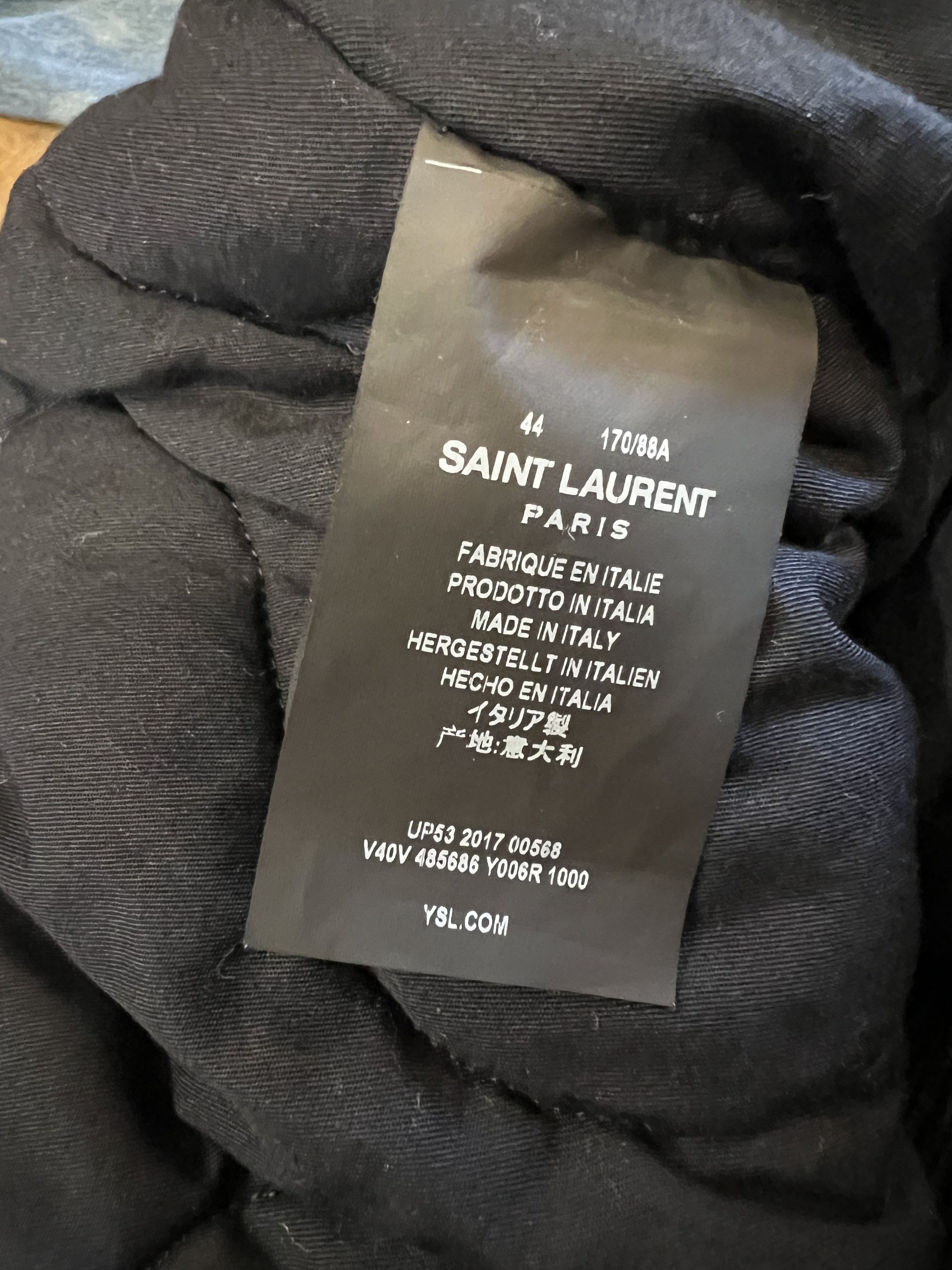 Saint Laurent Paris Corduroy Bomber Jacket Size US S / EU 44-46 / 1 - 3 Thumbnail