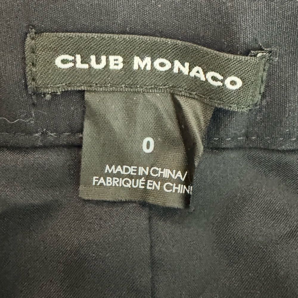 Club Monaco Club Monaco Nadine Black Pencil Skirt SZ 0 | Front Zip Size 25" / US 0 / IT 36 - 6 Thumbnail