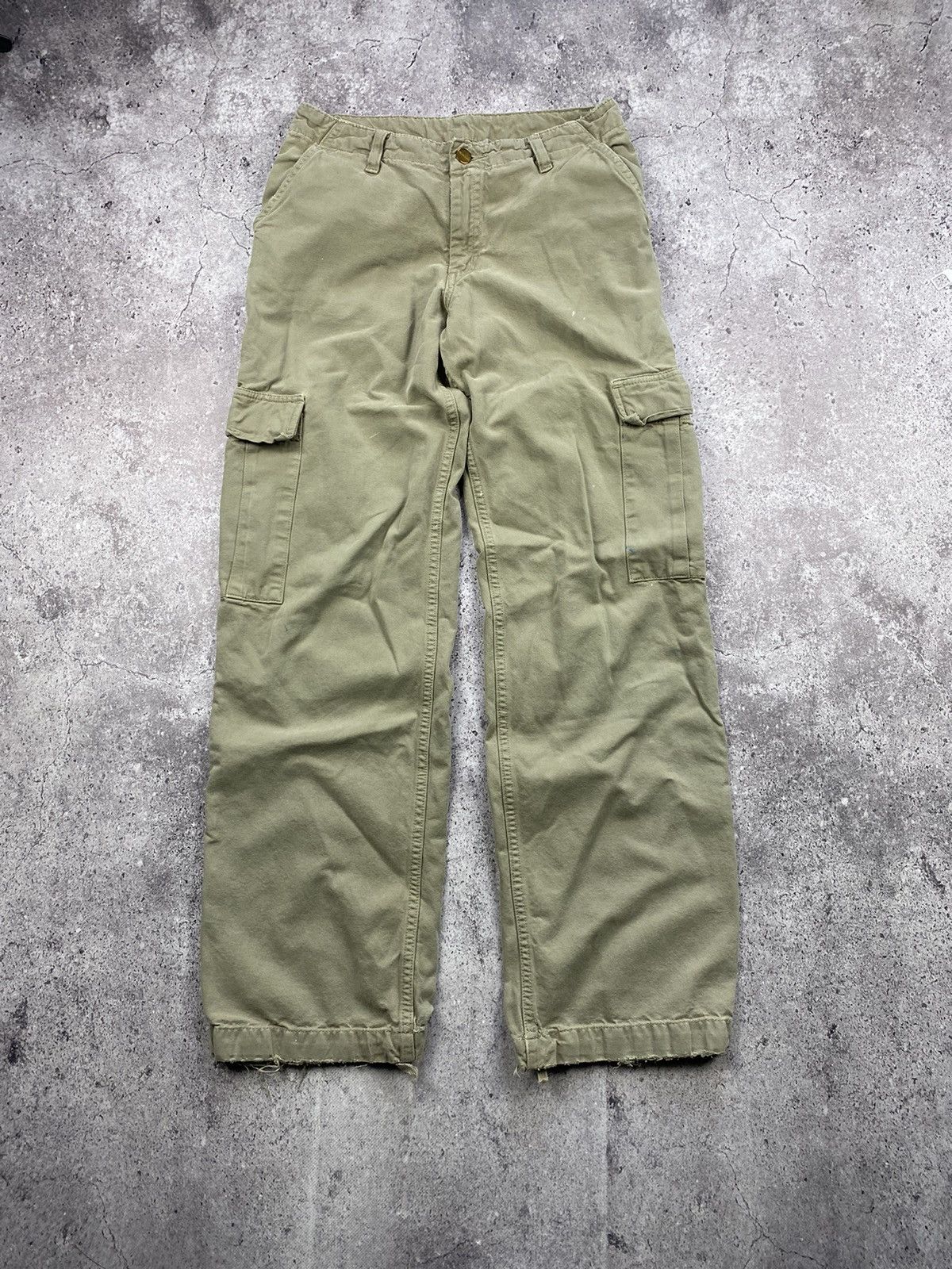 Carhartt × Carhartt Wip × Vintage Vintage Carhartt WIP Cargo Pants Travis Scott Style Size 25" / US 0 / IT 36 - 1 Thumbnail