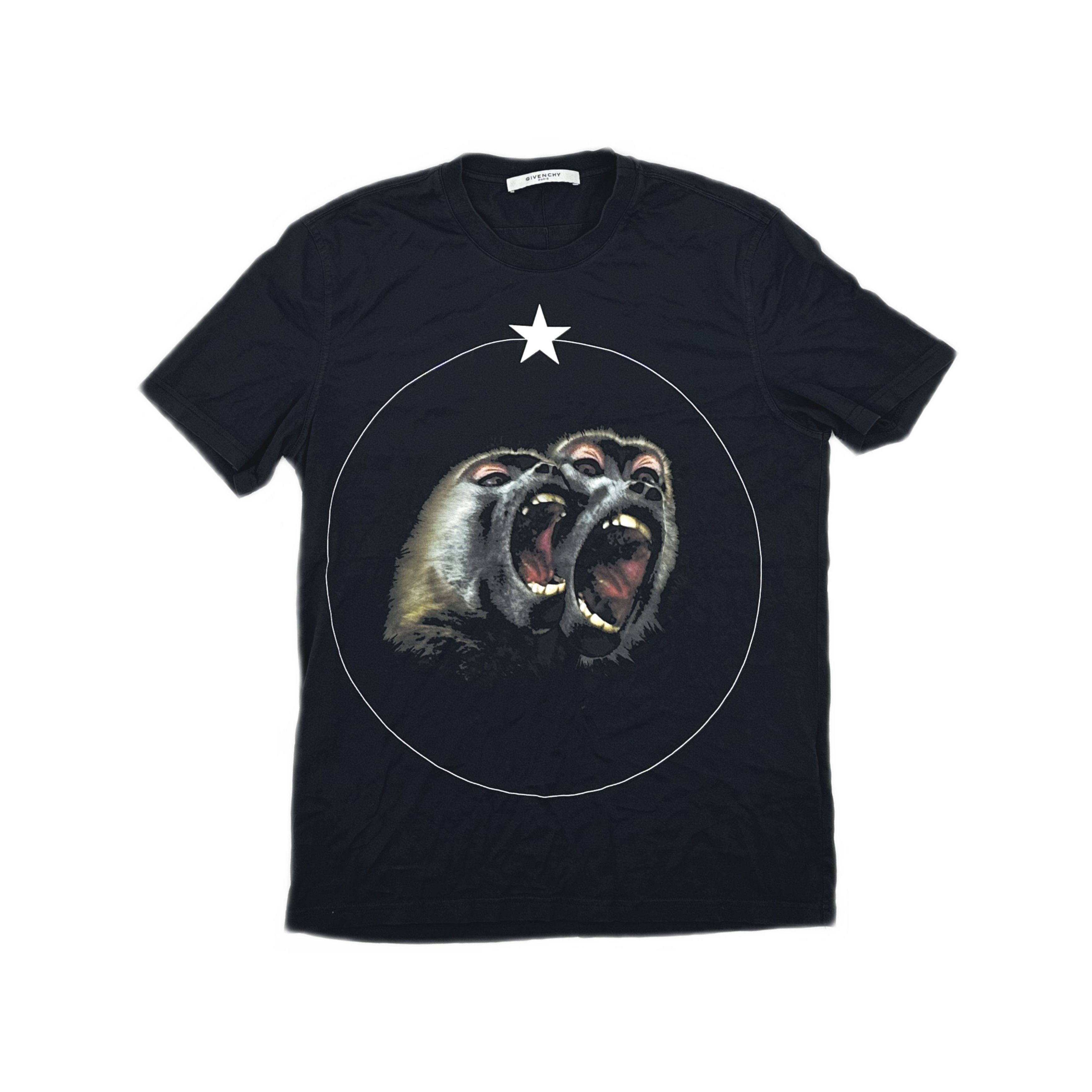 Givenchy Givenchy Monkey Print T-Shirt Size L Size US L / EU 52-54 / 3 - 1 Thumbnail