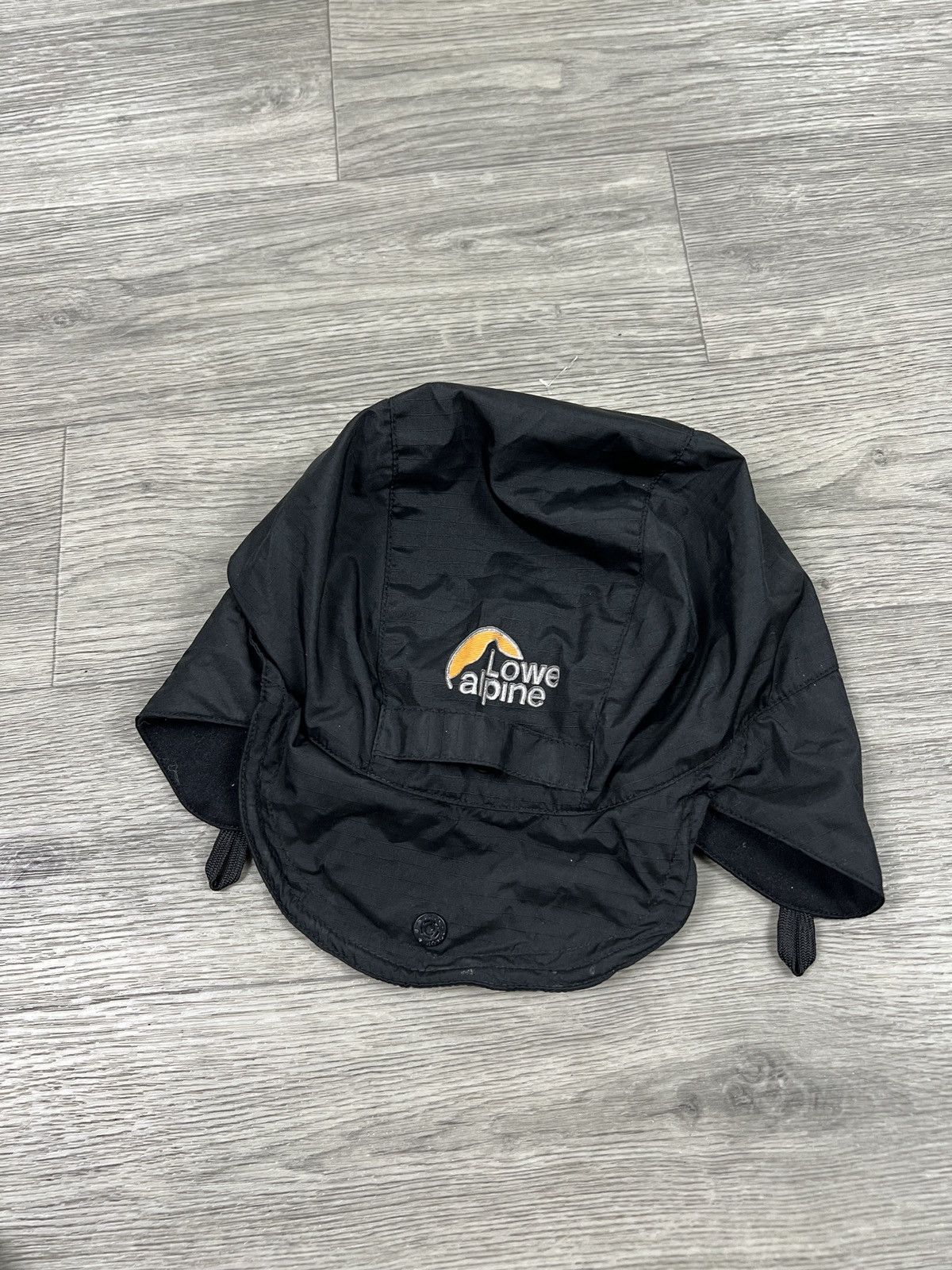 Other Lowe Alpine Waterproof Hat Black Nylon Fleece Lined XL Size ONE SIZE - 5 Thumbnail