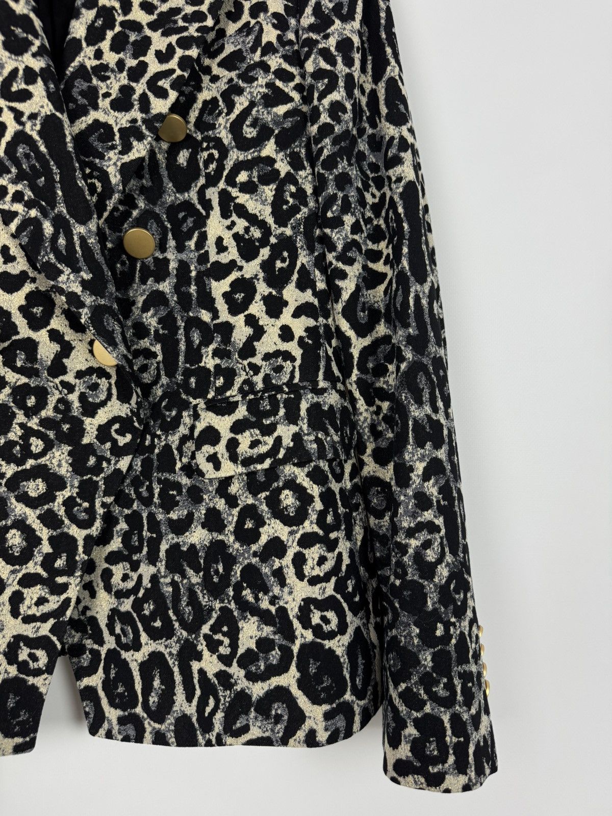 Tagliatore Tagliatore Leopard Double Breasted Women’s Blazer Size M / US 6-8 / IT 42-44 - 7 Thumbnail