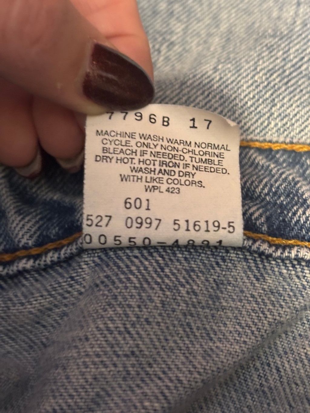 Levi's Levi's 550 Relaxed Fit Blue Jeans W38 L36 Made in USA Size US 38 / EU 54 - 11 Thumbnail