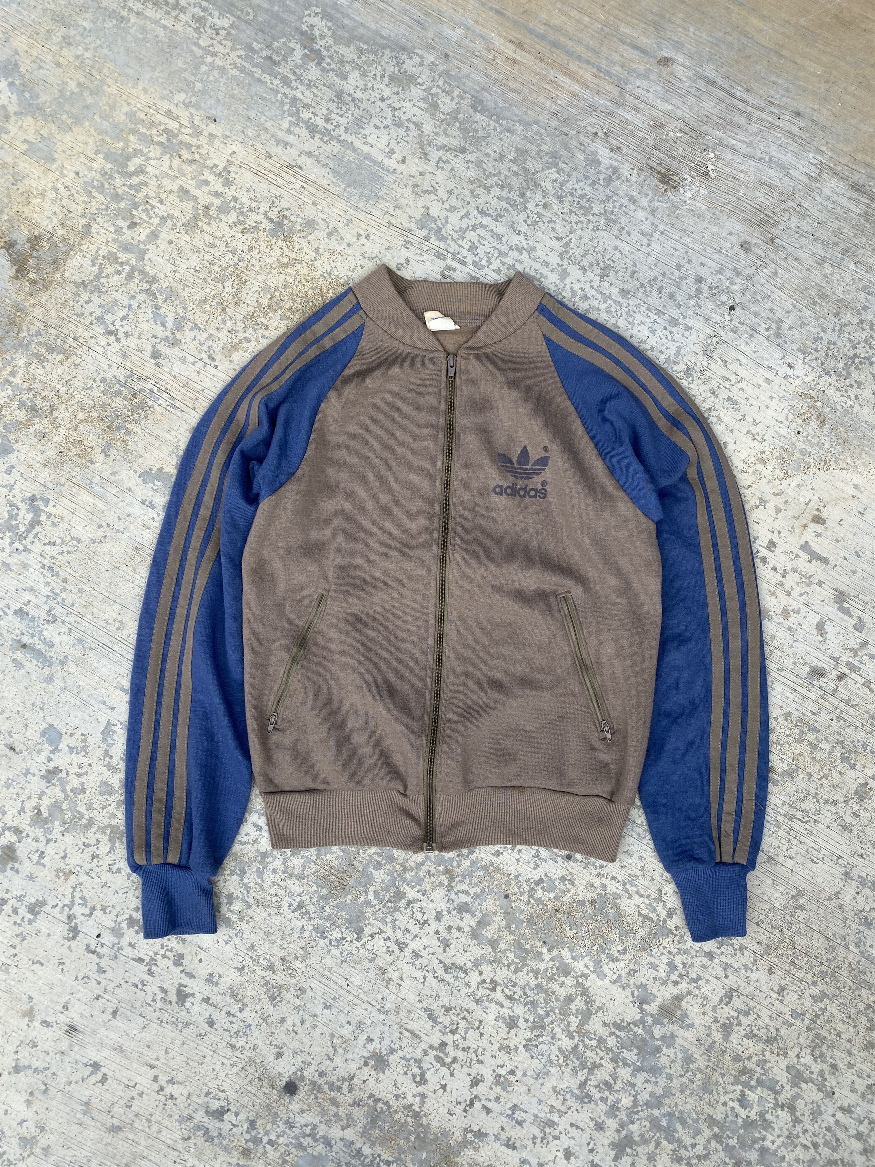 Adidas Vintage 80’s Adidas trefoil tracktop Size US S / EU 44-46 / 1 - 1 Thumbnail
