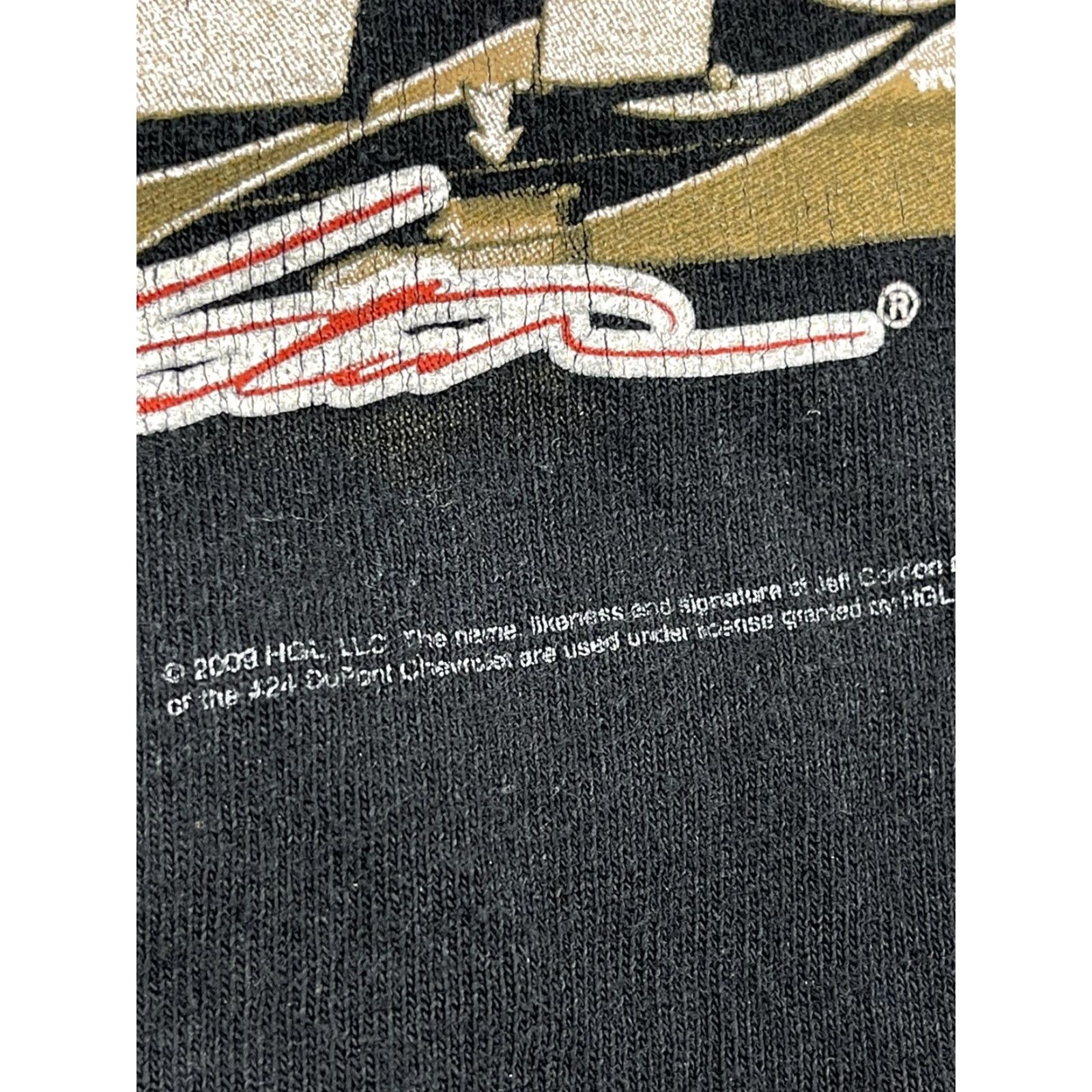Chase Authentics Chase Authentics Jeff Gordon NASCAR Racing T-Shirt Black Adult XL Cotton Short Sleeve Logo Mens Size US XL / EU 56 / 4 - 5 Thumbnail