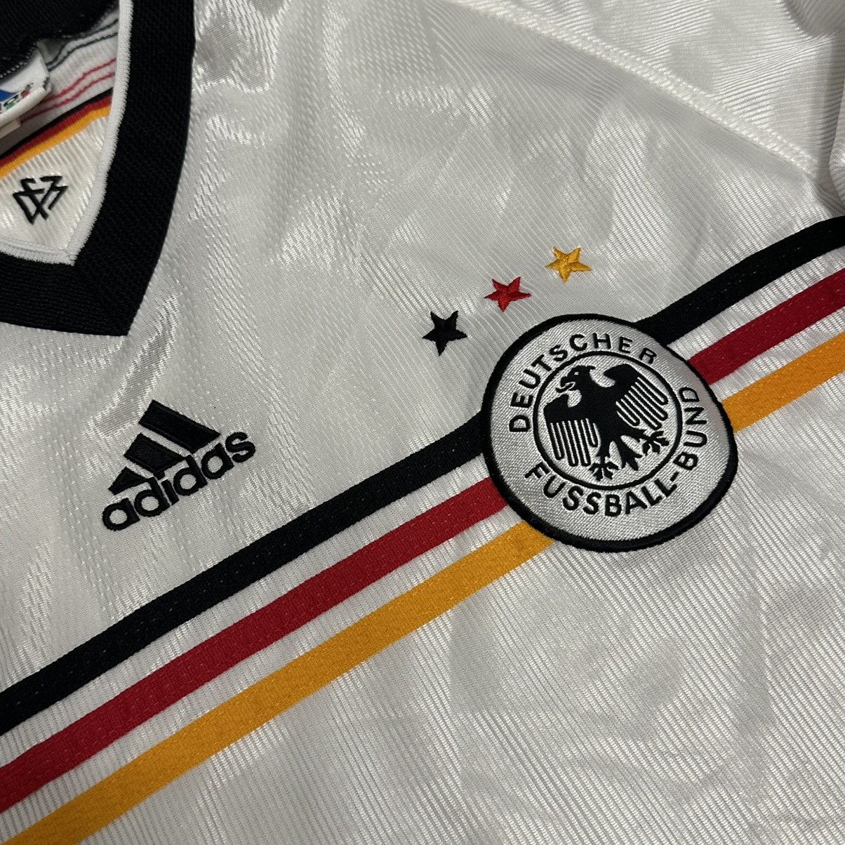 Vintage vintage adidas Deutschland soccer jersey 90s Size US XL / EU 56 / 4 - 4 Thumbnail