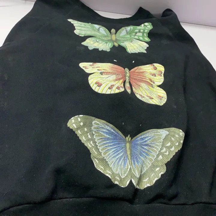 Gucci Gucci Gucci Black Butterfly Logo Sweatshirt -2506 Size US S / EU 44-46 / 1 - 9 Thumbnail