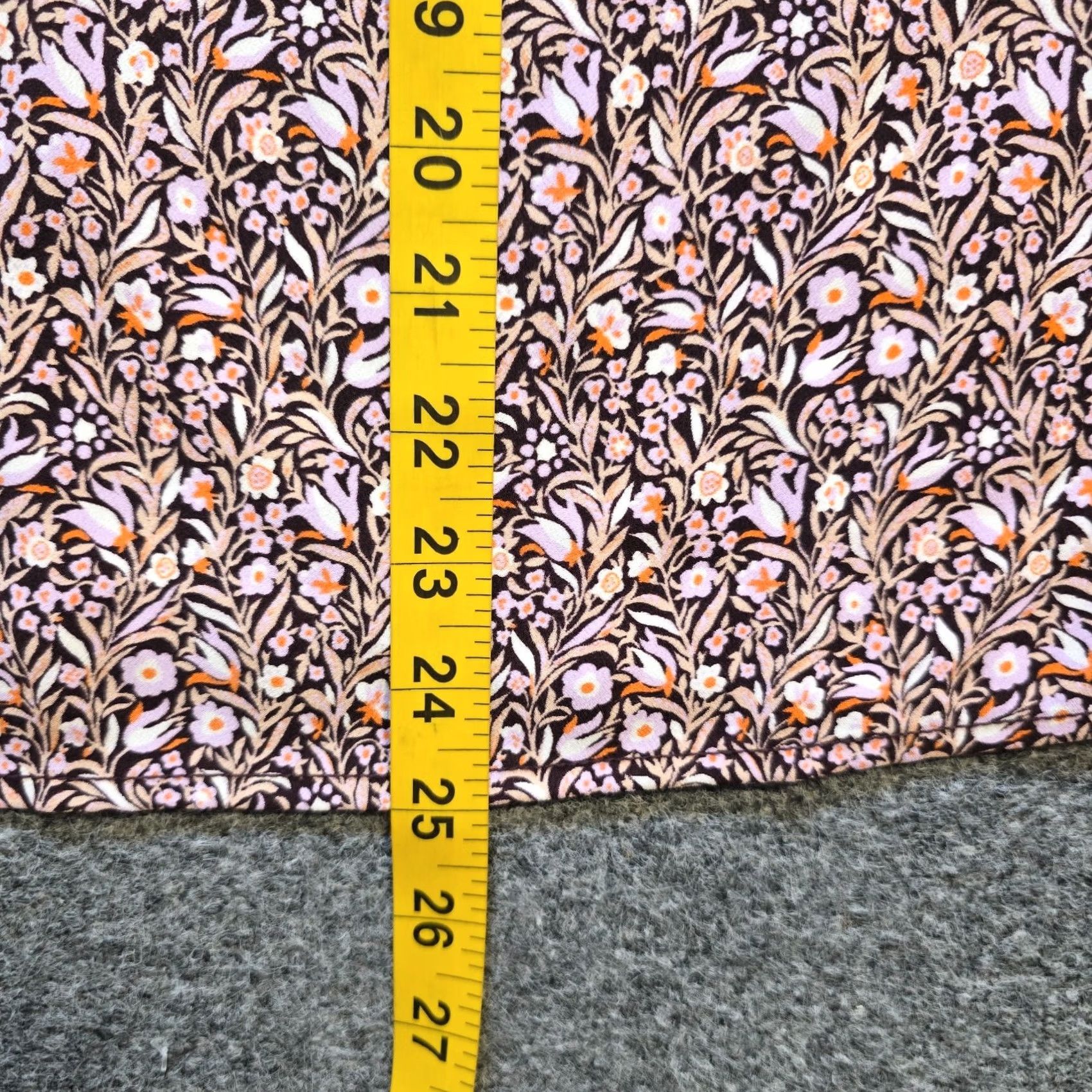 J.Crew J.CREW Blouse Womens Size S Brown Pink Floral Keyhole Long Sleeve Casual Career Shirt Size S / US 4 / IT 40 - 7 Thumbnail