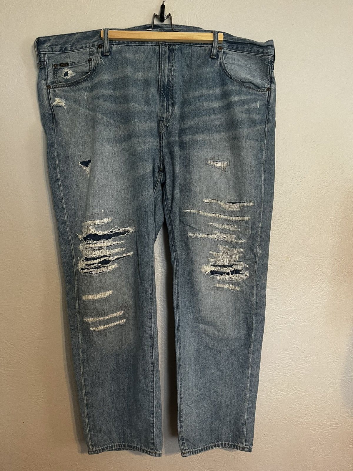 Polo Ralph Lauren Ralph Lauren Varick Distressed Jeans Size US 44 / EU 60 - 1 Thumbnail