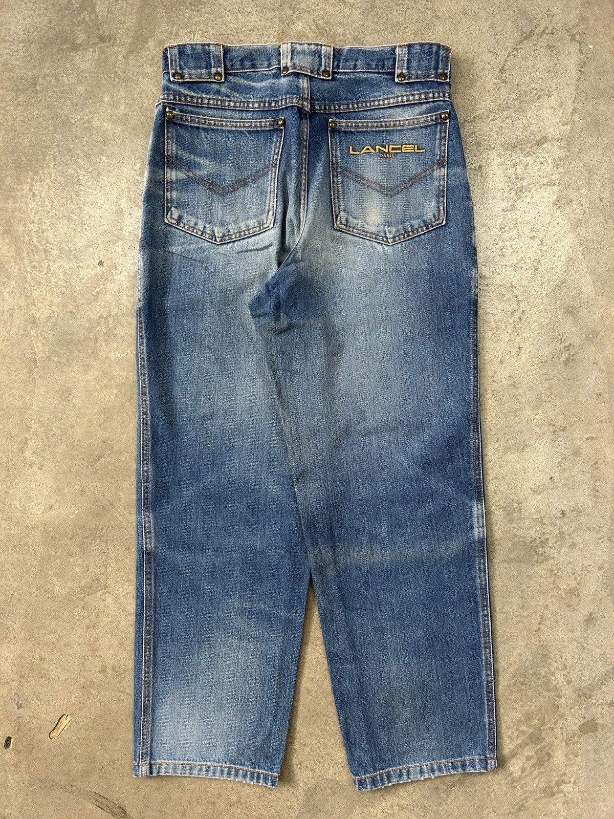 Lancel 1990s Lancel - Baggy Denim Jeans Size US 30 / EU 46 - 22 Thumbnail