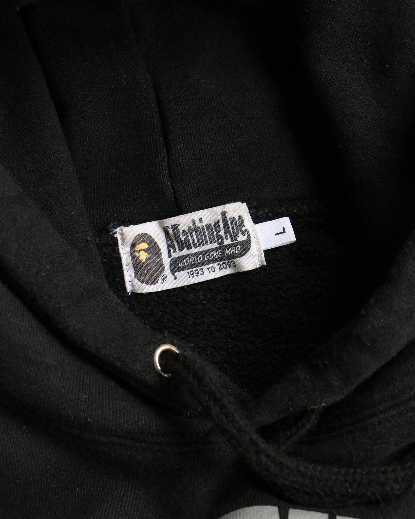 Bape BAPE Collegiate Logo Hoodie Black Size US L / EU 52-54 / 3 - 3 Thumbnail