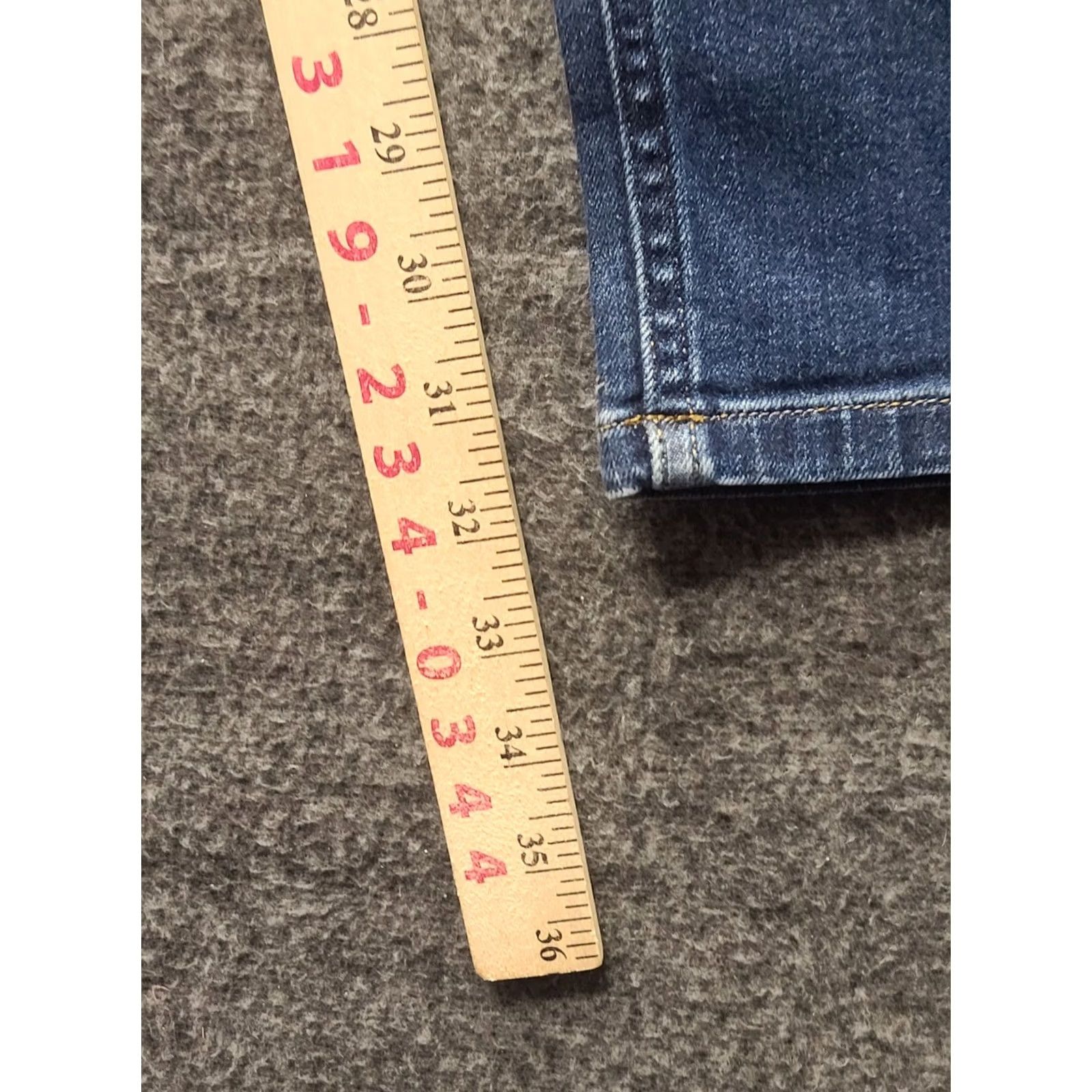 CO Duluth Trading Co Jeans Womens 12x33 DuluthFlex Tapered Leg Workwear Gorpcore Denim Size 34" / US 12 / IT 48 - 5 Thumbnail