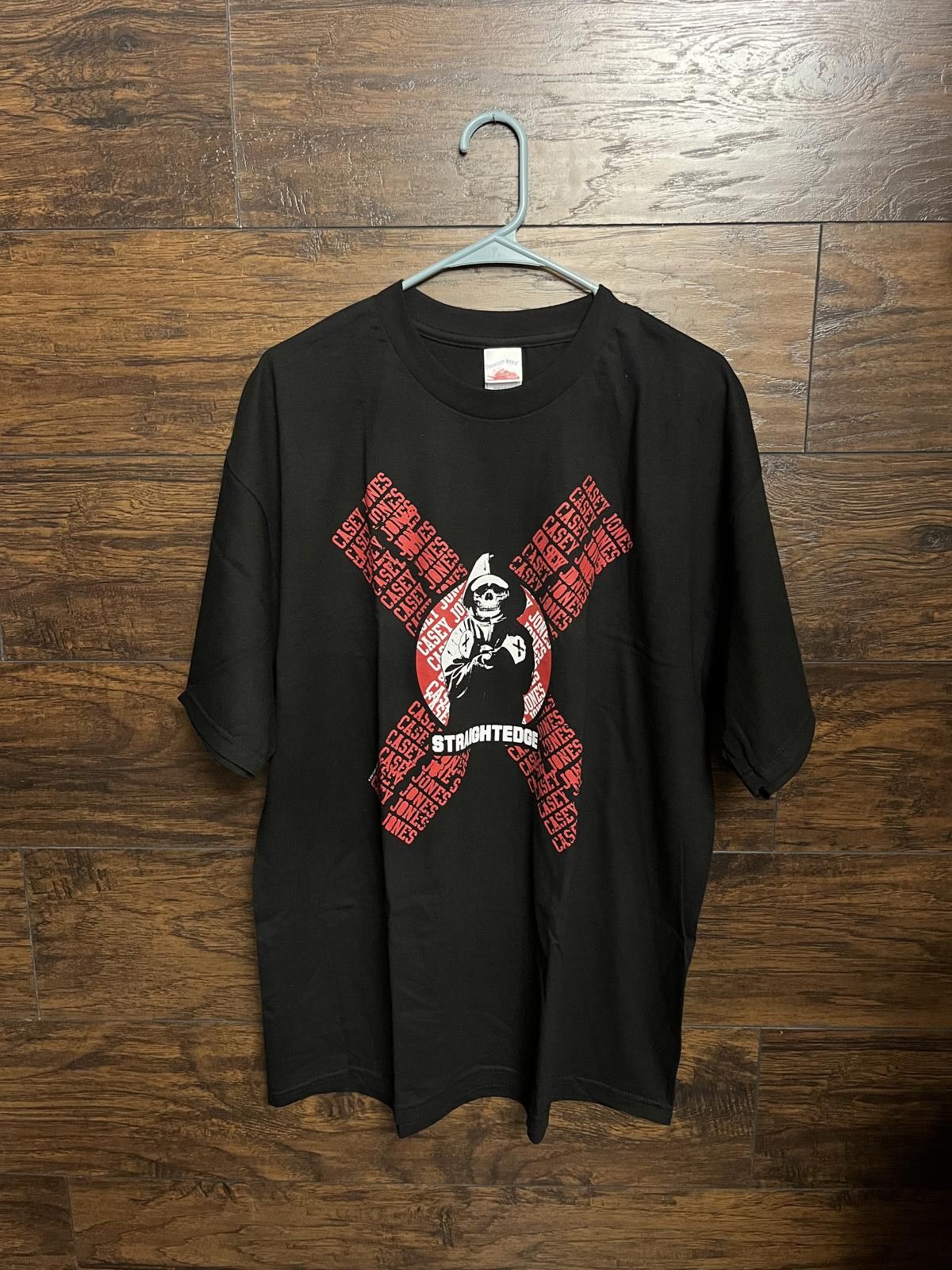 Vtg Casey Jones Band T-shirt STRAIGHTEDGE - Evergreen - M