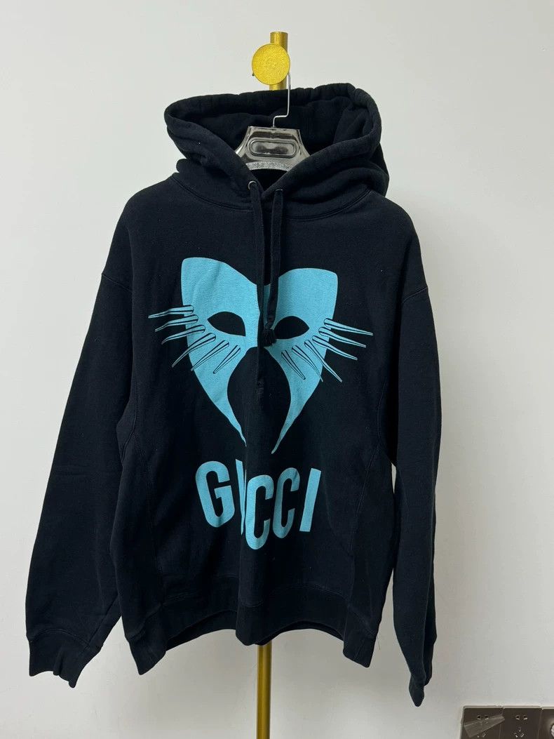 Gucci Gucci White cat face mask sweatshirt 2502-Nextarrow Size US L / EU 52-54 / 3 - 1 Thumbnail
