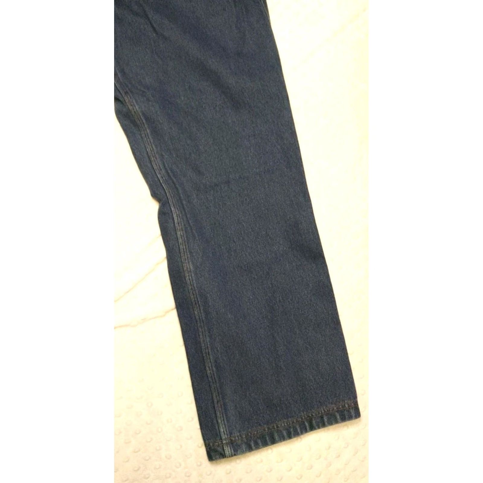 Duluth Trading Company Duluth Trading Co. Relax Flex Ballroom Jeans Jeans Mens 42x32 Blue Dark Wash Denim Stretch 5-Pocket Logo USA Cowboy Vintage No Size US 42 / EU 58 - 2 Thumbnail