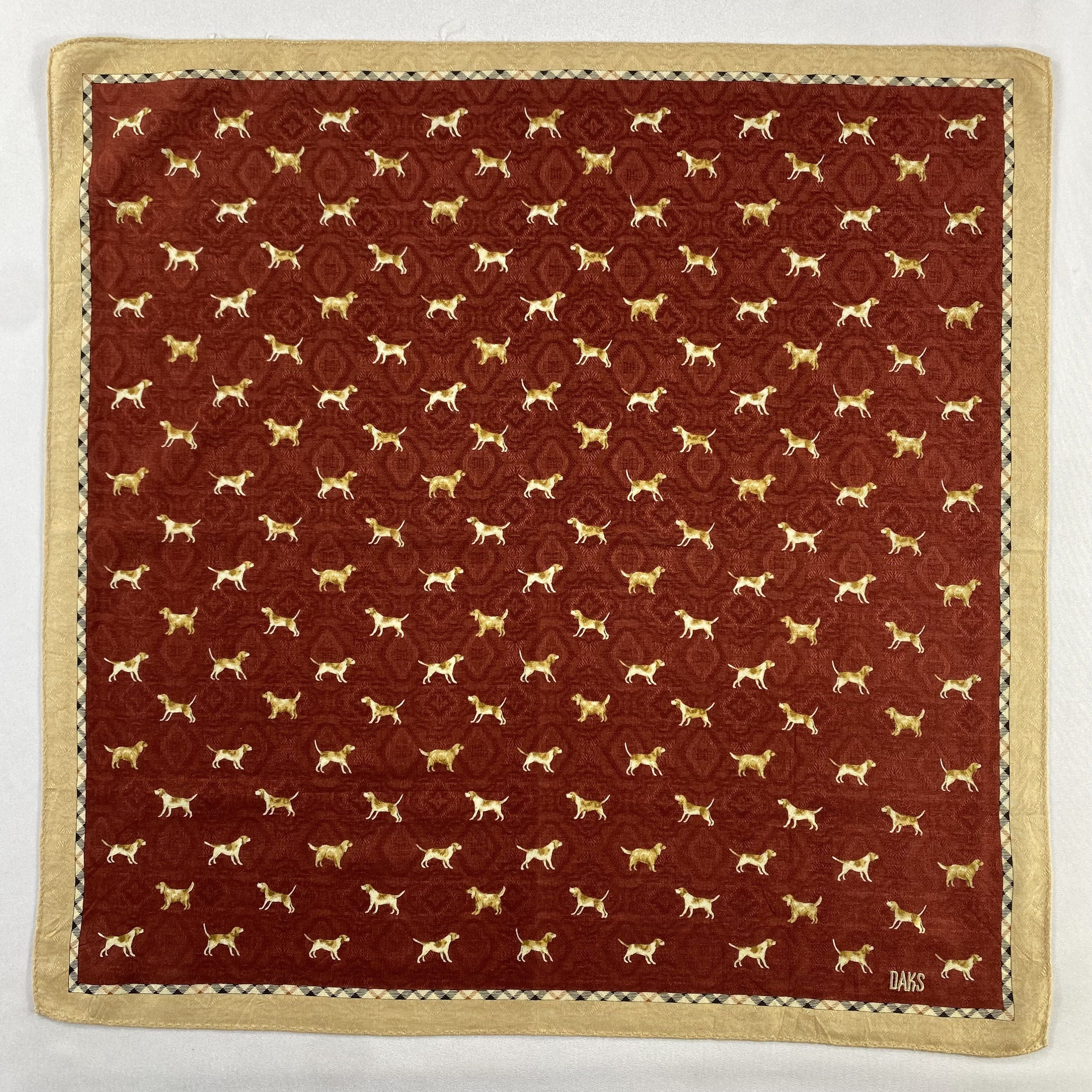 DAKS × Vintage Daks London Bandana/ Handkerchief / Neckerchief-P1285 Size ONE SIZE - 1 Thumbnail