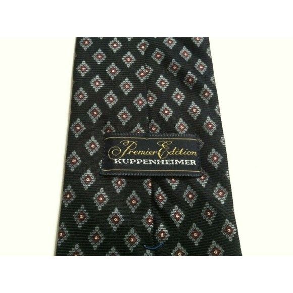 Other KUPPENHEIMER MENS NAVY 100%SILK TIE WIDTH: 3 5/8" Size ONE SIZE - 2 Thumbnail