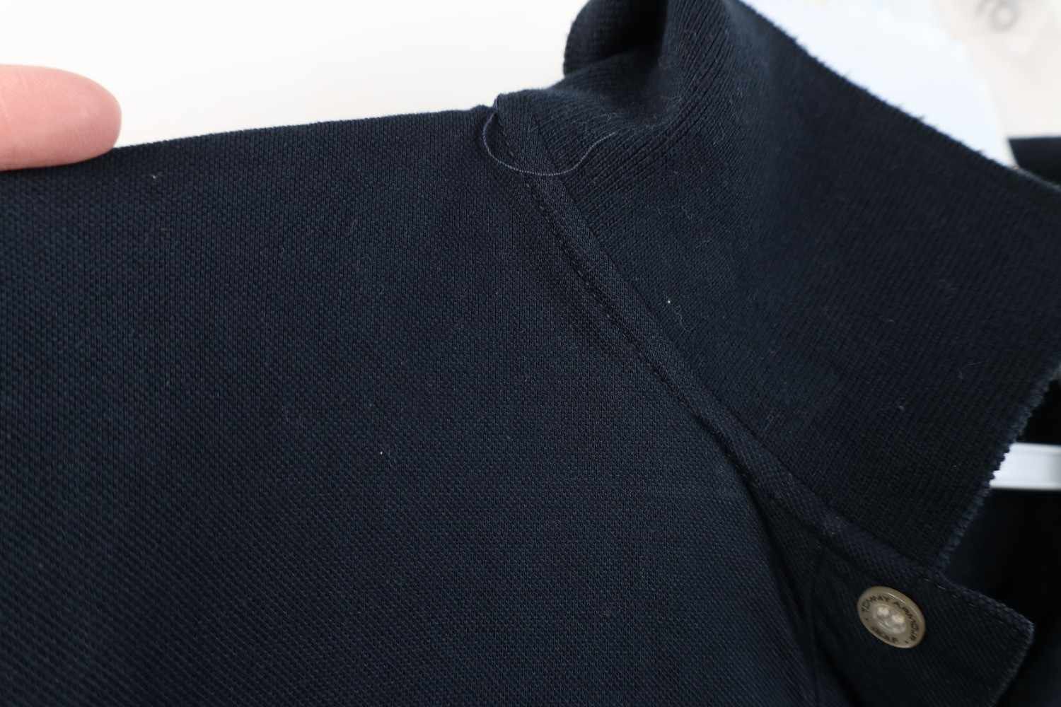 Vintage Vintage 90s Streetwear Long Sleeve Golf Polo Shirt Black Size US L / EU 52-54 / 3 - 8 Thumbnail