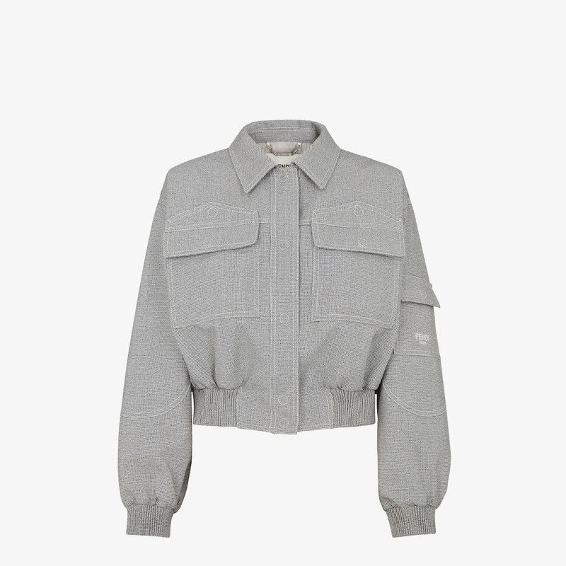 Fendi o1loc1c0426 Blouson in Grey Size S / US 4 / IT 40 - 1 Thumbnail