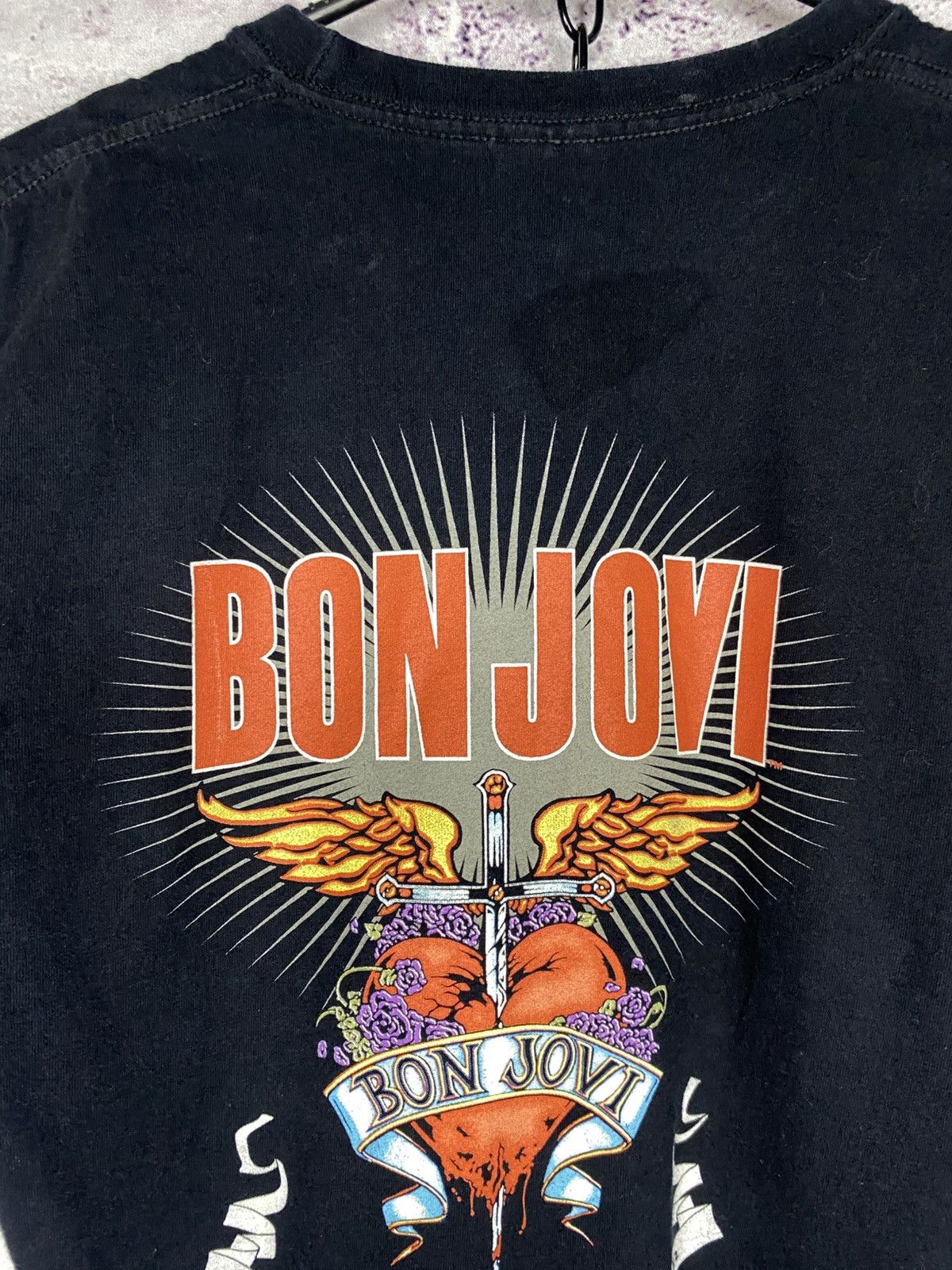 Bon Jovi Mens T-shirt Bon Jovi 2007 The Lost Highway Tour Tee Size US S / EU 44-46 / 1 - 11 Thumbnail