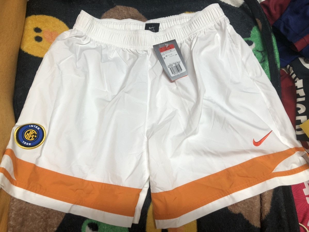 image of Bloke x Nike Inter Milan 01/02 Third Away Short in White, Men's (Size 32)