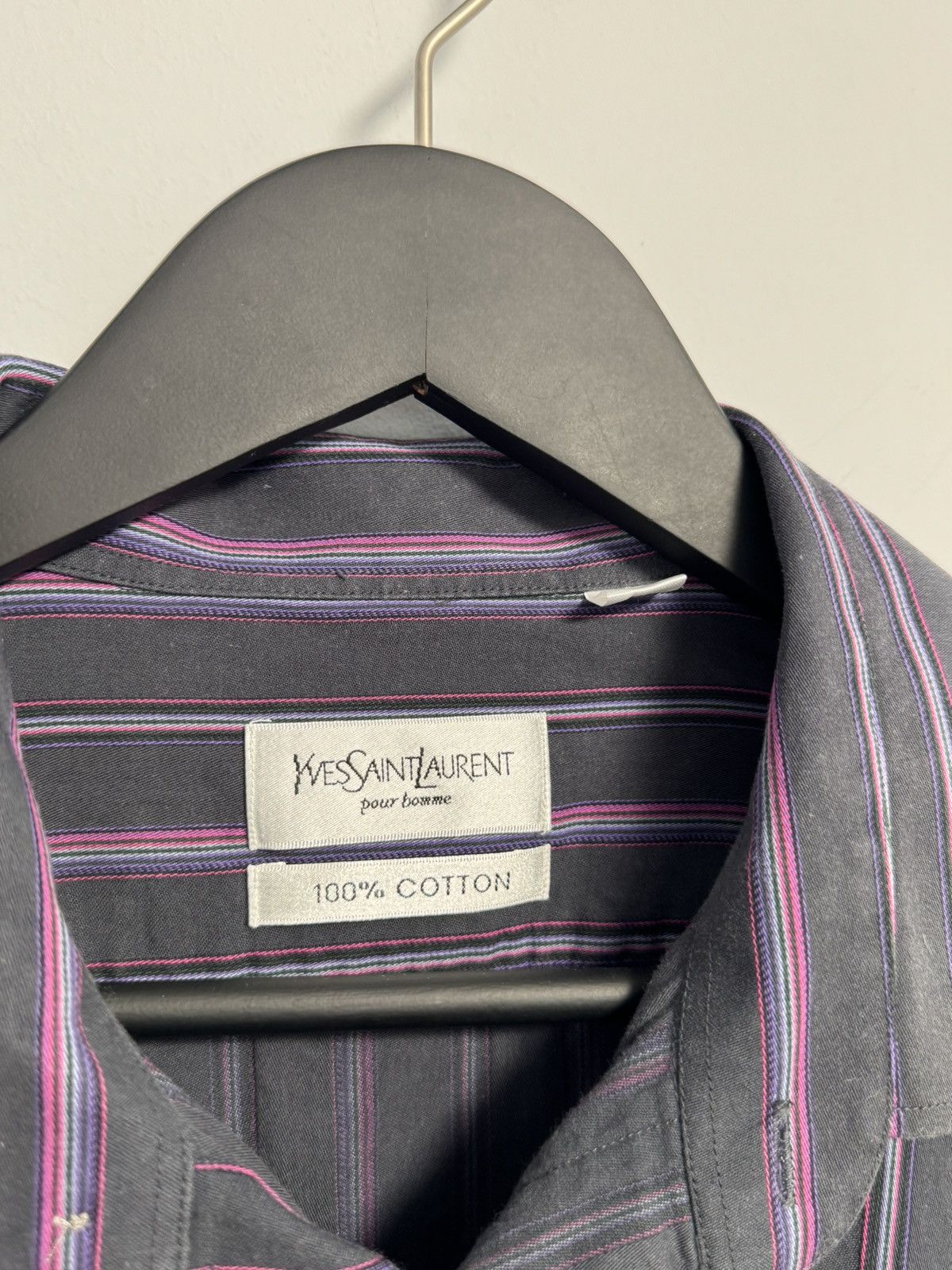Yves Saint Laurent Yves Saint Laurent Button Up Shirt Luxury Size US XL / EU 56 / 4 - 7 Thumbnail