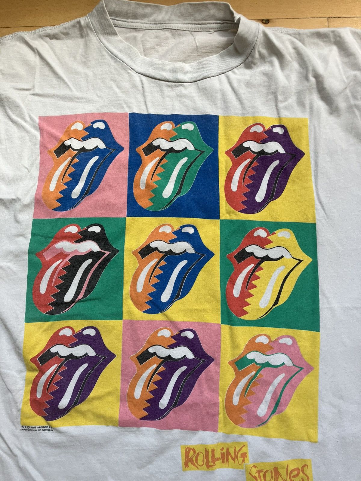 Band Tees × The Rolling Stones × Vintage Rolling Stones 1990 European tour Size US XL / EU 56 / 4 - 3 Thumbnail