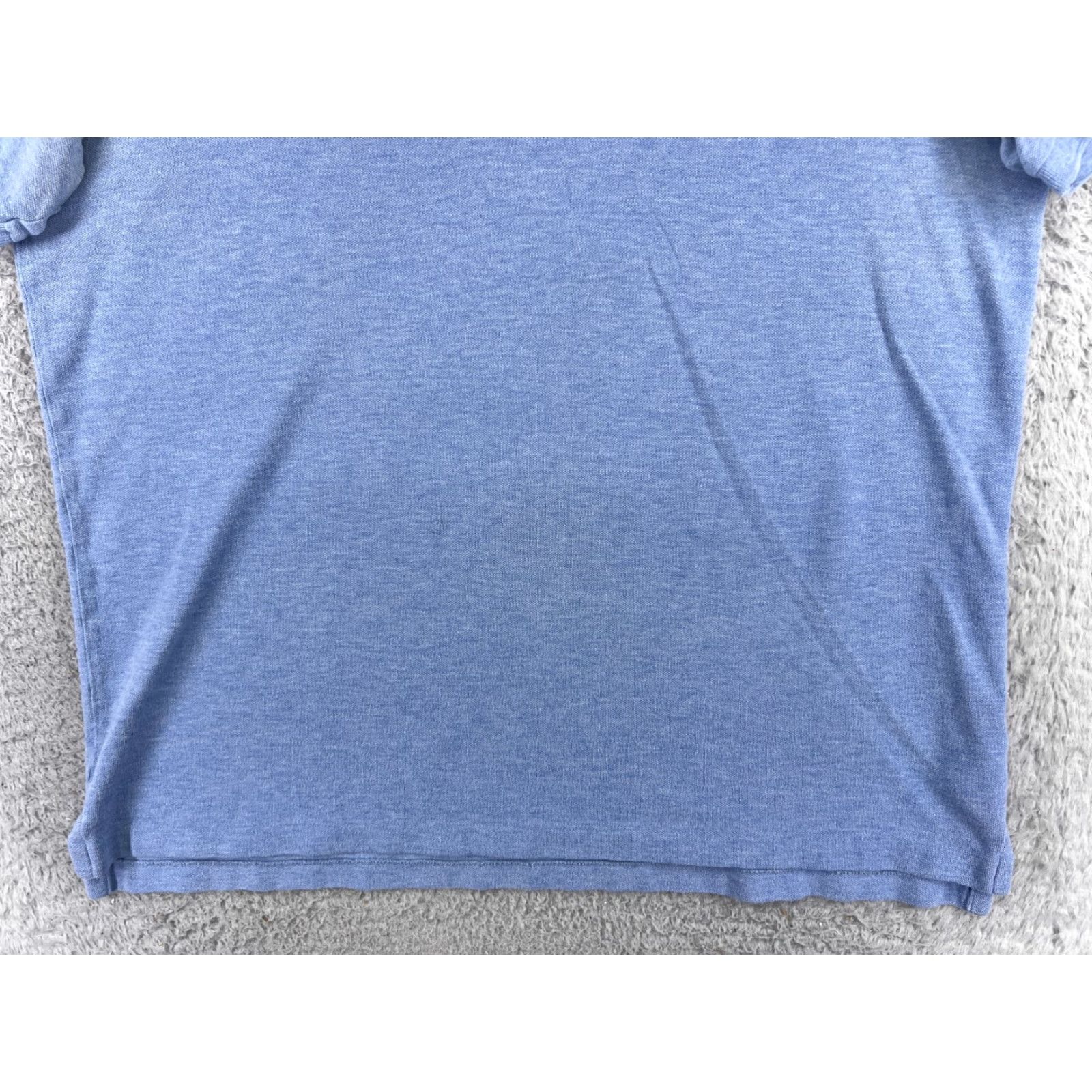 Ralph Lauren VINTAGE Ralph Lauren Polo Shirt Mens XL Blue 100% Cotton Knit Embroidered Logo Button Collar Short Sleeve Casual Modern American Sports Fashion Mens Size US XL / EU 56 / 4 - 5 Thumbnail