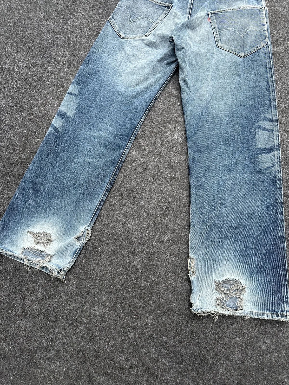 Levi's Vintage Levis 702 Baggy Destroyed Denim 34x32 D59 Size US 34 / EU 50 - 11 Thumbnail