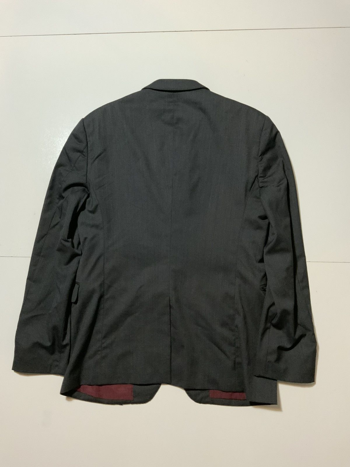 Burberry Burberry London Made In Italy Wool Two Button Blazer Jacket Size 52R - 3 Thumbnail