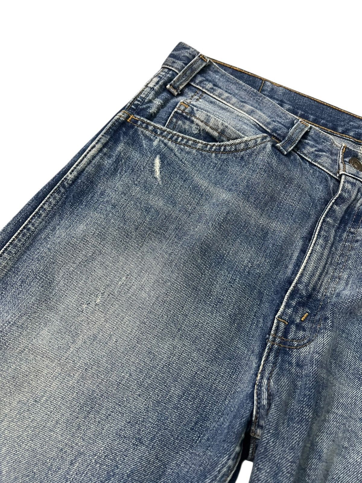 Levi's Vintage Levi’s 606 Big E Orange Tab Distress Jean Talon# Size US 34 / EU 50 - 8 Thumbnail