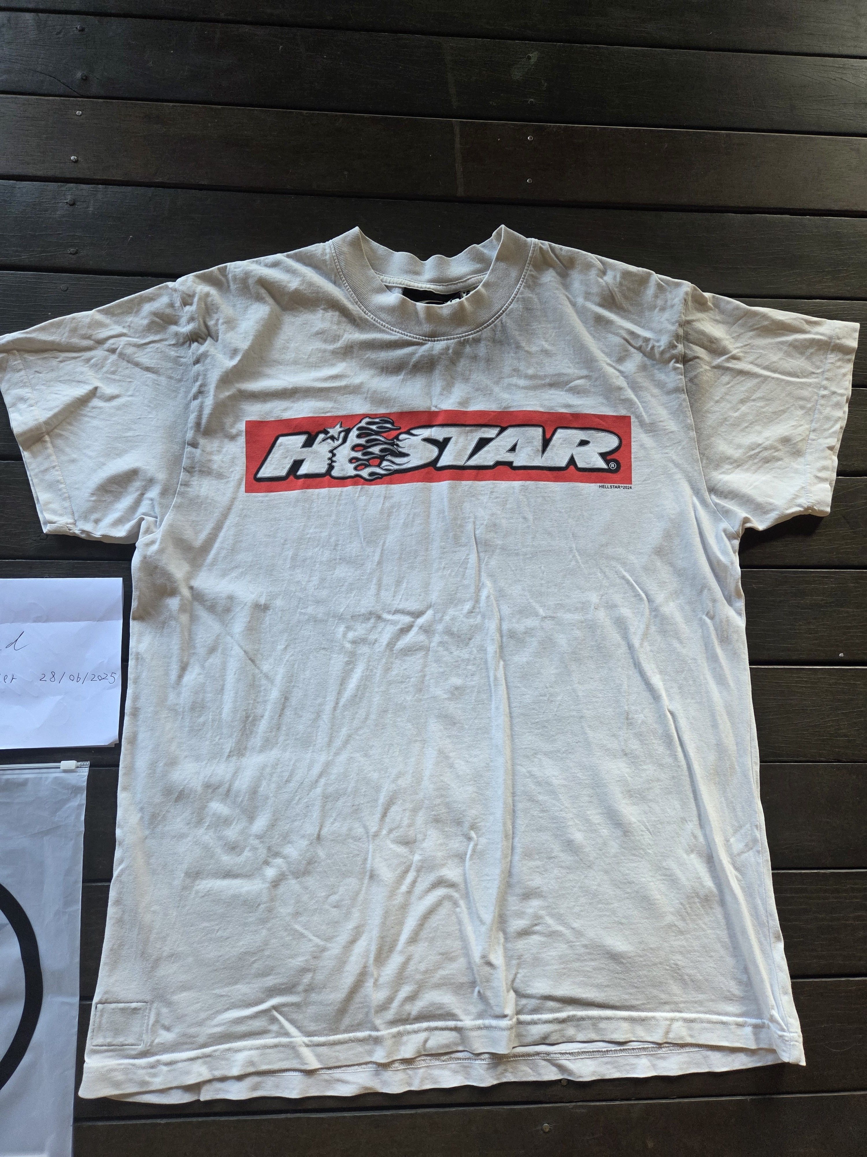 HELLSTAR Hellstar red box logo white t-shirt 2024 small Capsule 10 Size US S / EU 44-46 / 1 - 1 Thumbnail
