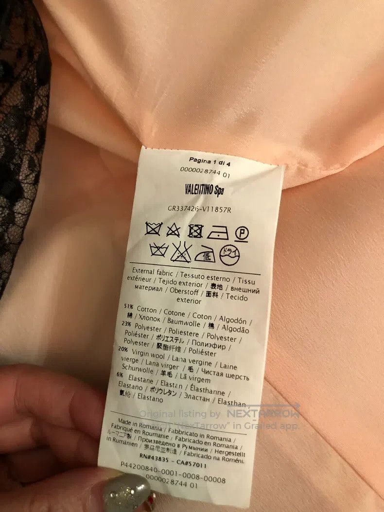 Valentino Valentino Pink coat coat Size S / US 4 / IT 40 - 8 Thumbnail