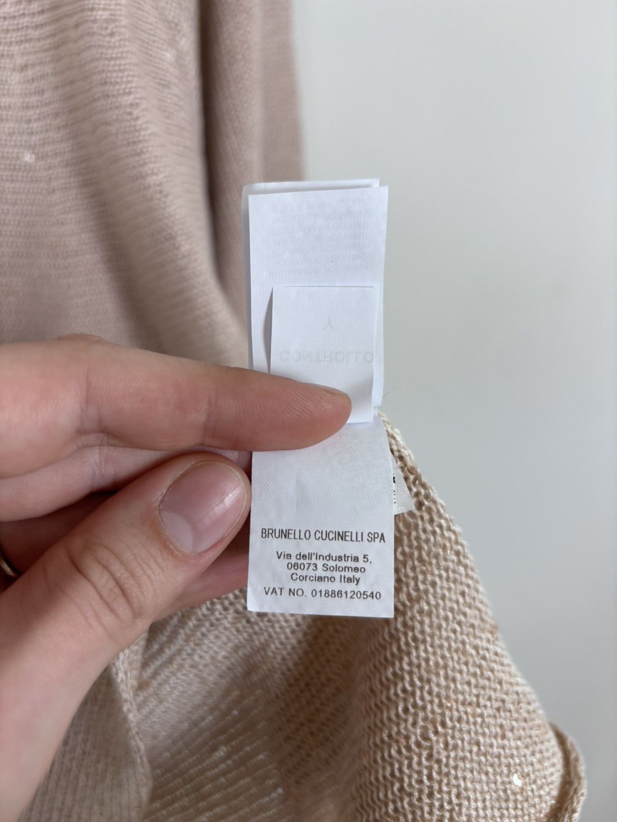 Brunello Cucinelli Brunello Cucinelli Women’s Sequin Knit Linen Silk Sweater Size S / US 4 / IT 40 - 14 Thumbnail