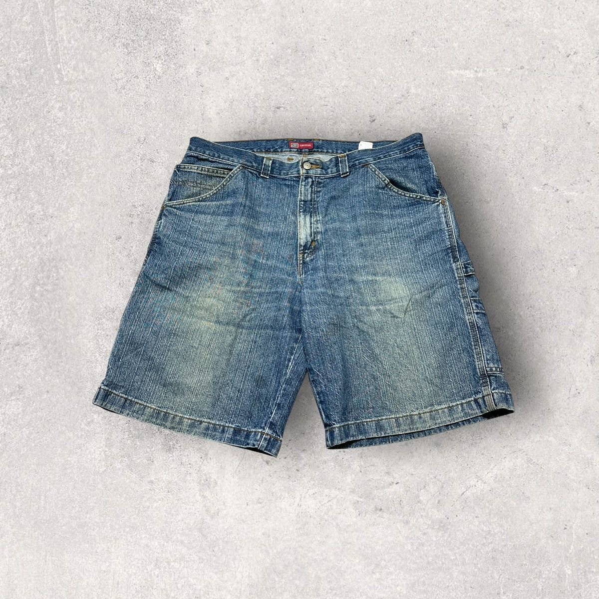 Faded Glory × Vintage Vintage Faded Glory carpenter jean shorts Size US 38 / EU 54 - 1 Thumbnail