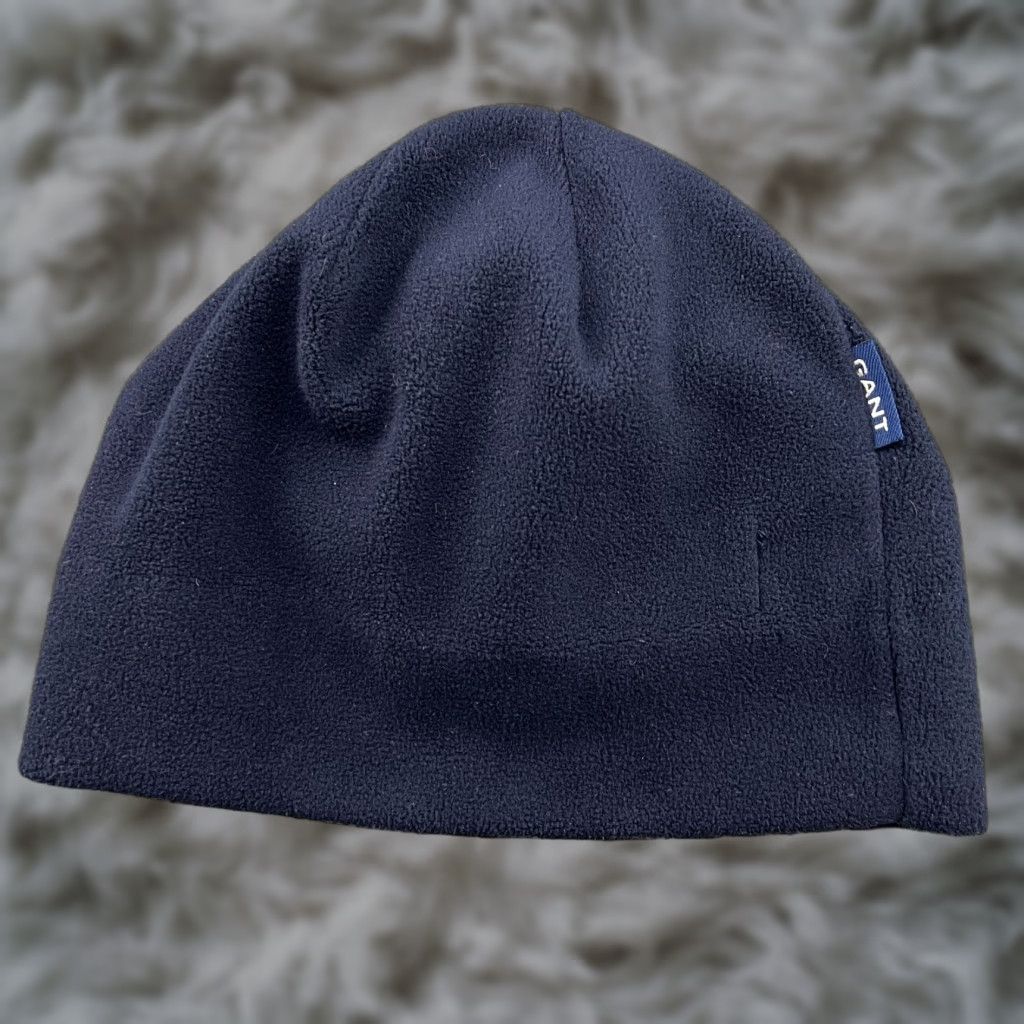 Gant VINTAGE GANT USA Fleece Beanie Hat Large Blue Skull Cap Beanie Mens Womens Unisex Adults Blue Skull Cap Fossil? Size US L / EU 52-54 / 3 - 1 Thumbnail