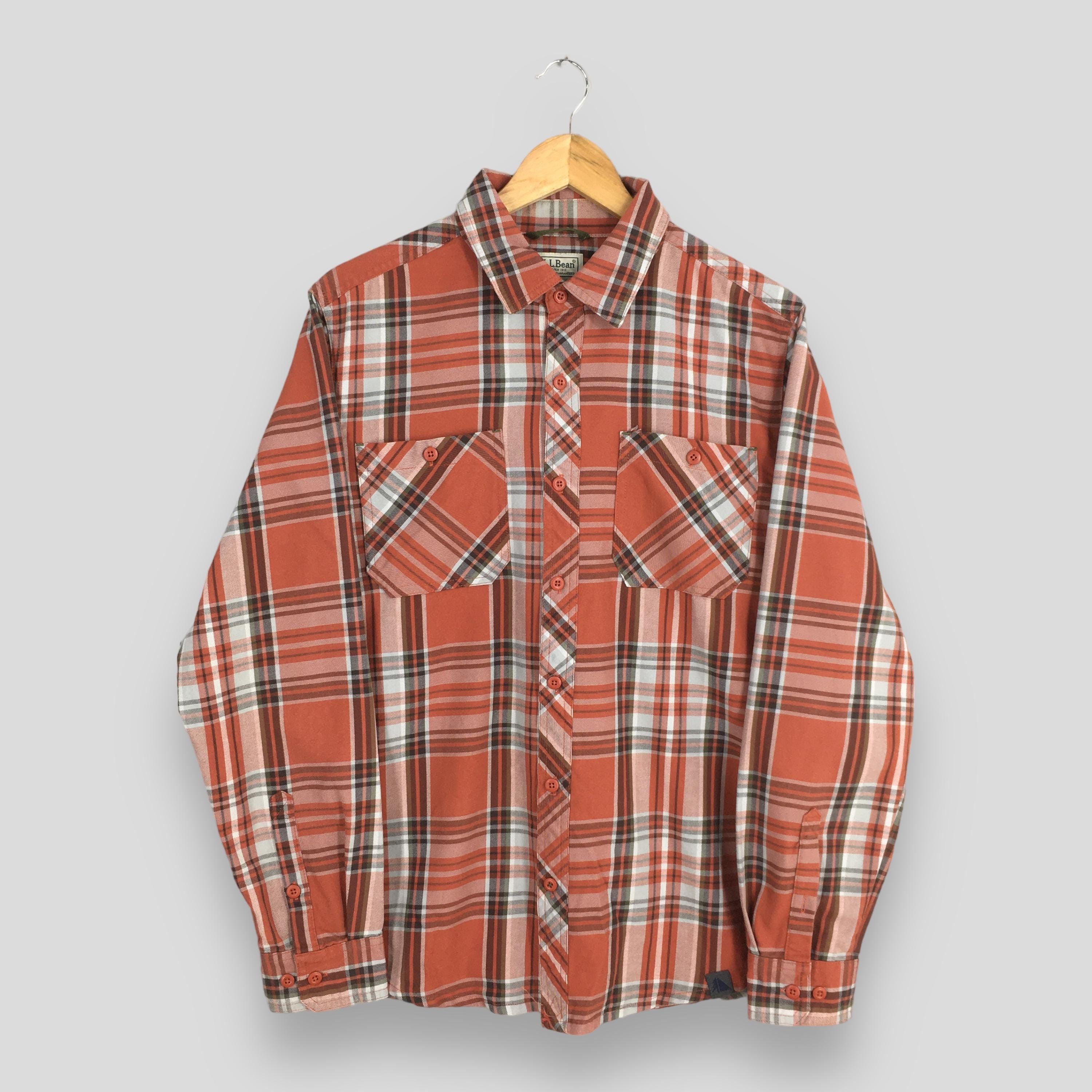 L.L. Bean × Vintage Vintage LL Bean Flannel Checkered Shirt Men Medium Size US M / EU 48-50 / 2 - 1 Thumbnail
